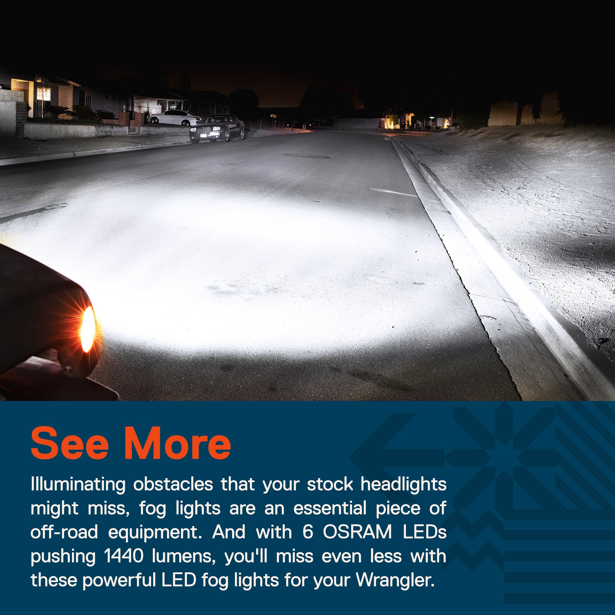 True Mods 7-Inch H6024 Led Headlights + 4-Inch Fog Lights For Jeep Wrangler Jk Unlimited Jku Accessories 2007-2018 [Halo Drl][Am