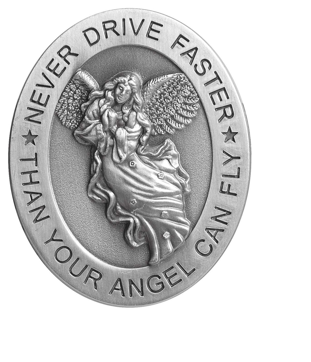 Angelstar 15725 Metal Visor Clip, 2-1/2-Inch, Never Drive Faster