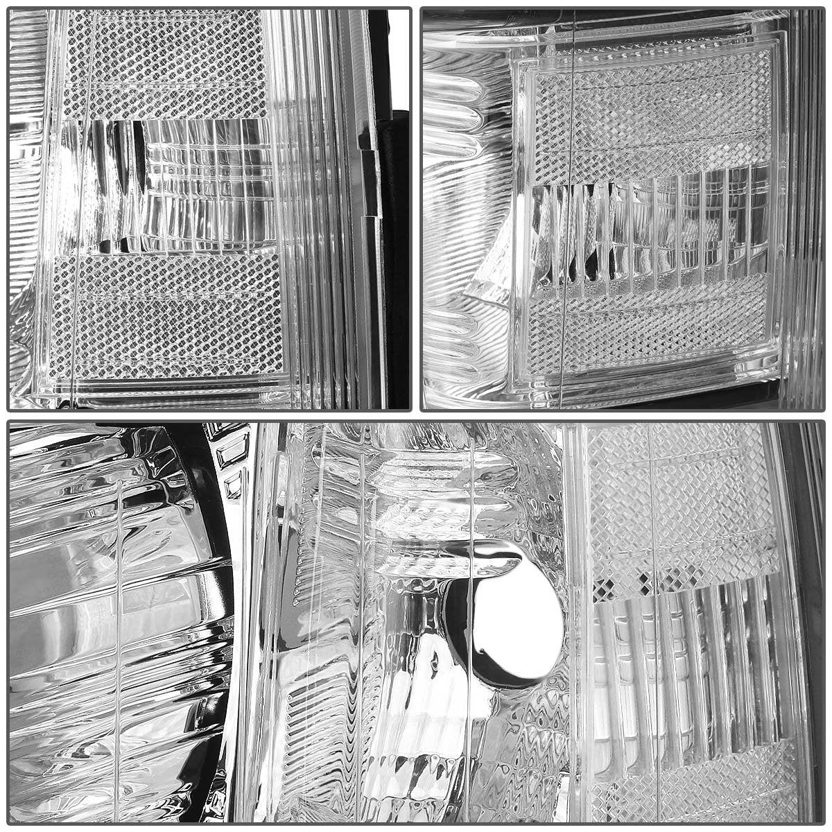 Dna Motoring Hl-Oh-Csil07-Ch-Cl1 Pair Of Chrome Housing Headlights Compatible With 07-13 Silverado 1500/07-14 Silverado 2500 Hd