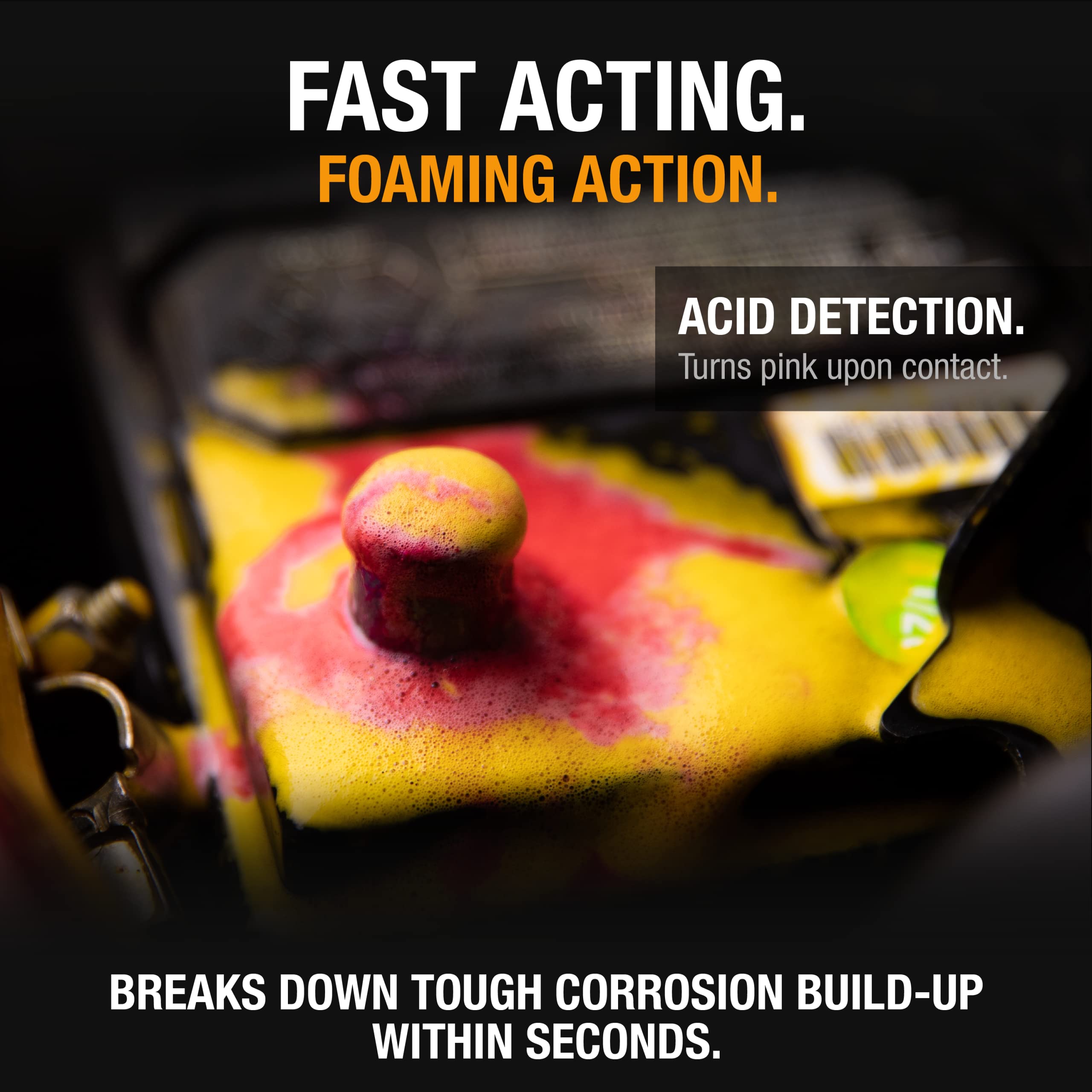 Noco E404 12.25 Oz Battery Terminal Cleaner Spray And Corrosion Cleaner With Acid Detector