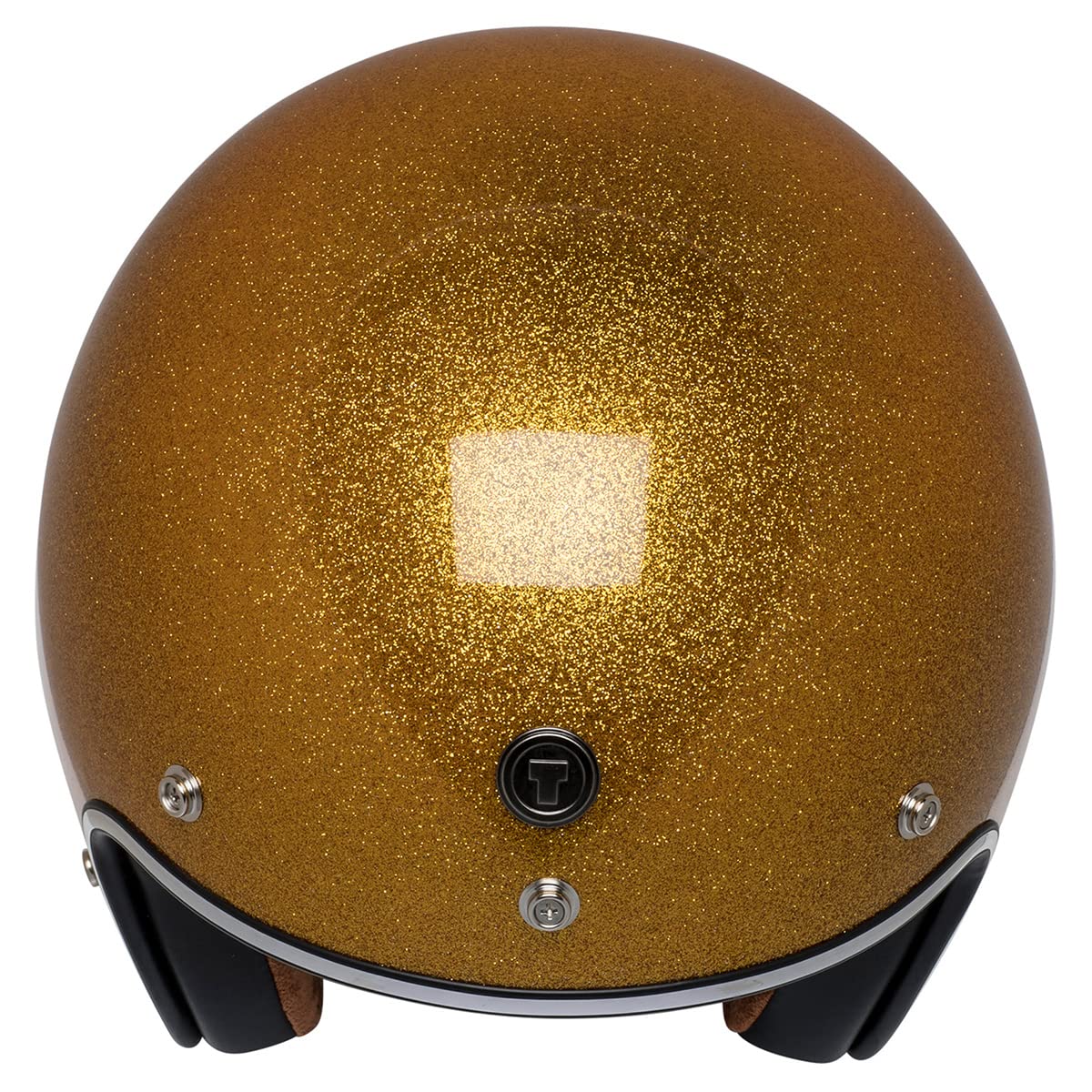 Torc (T50 Route 66) 3/4 Helmet With 'Super Flake' Graphic (Gold, Medium)