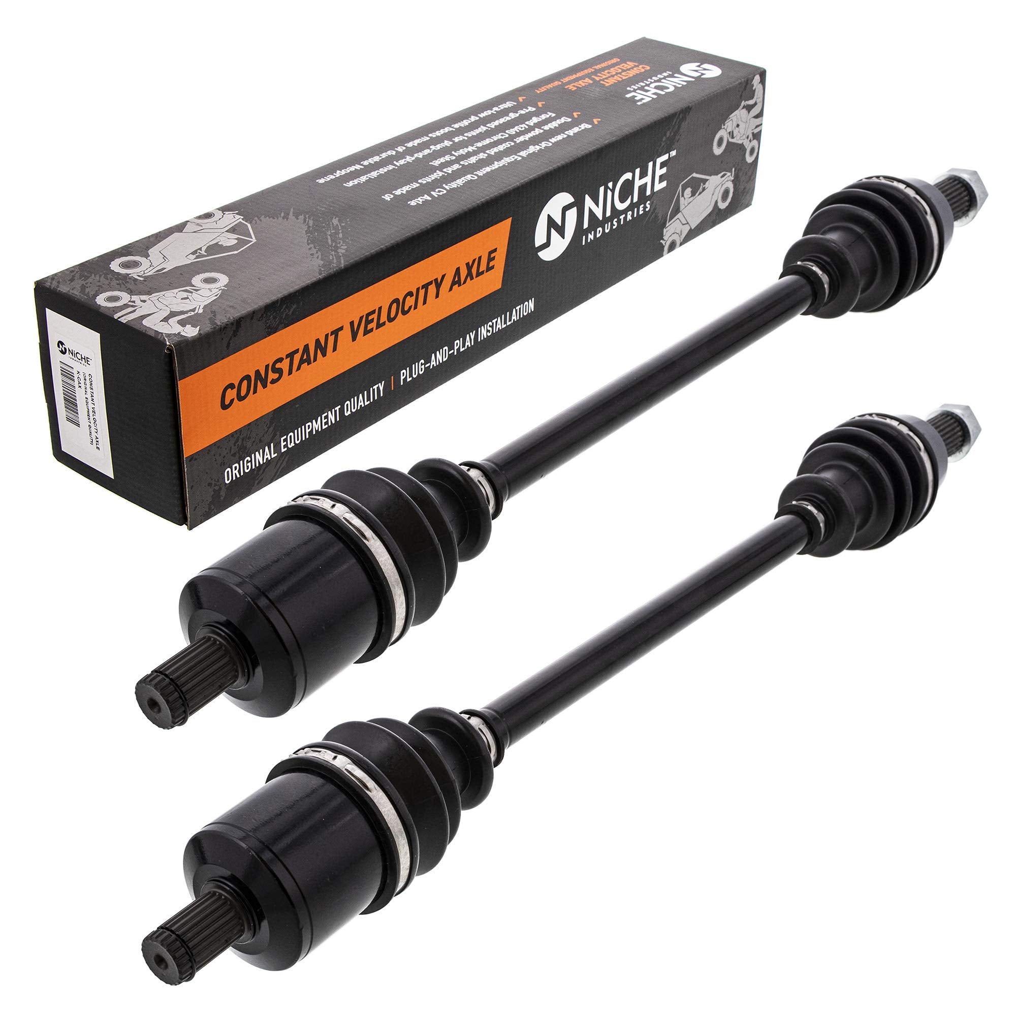 Niche Front Cv Axle Drive Shaft For Polaris Ranger Crew Xp 1000 Rzr S 4 800 1332637 2 Pack