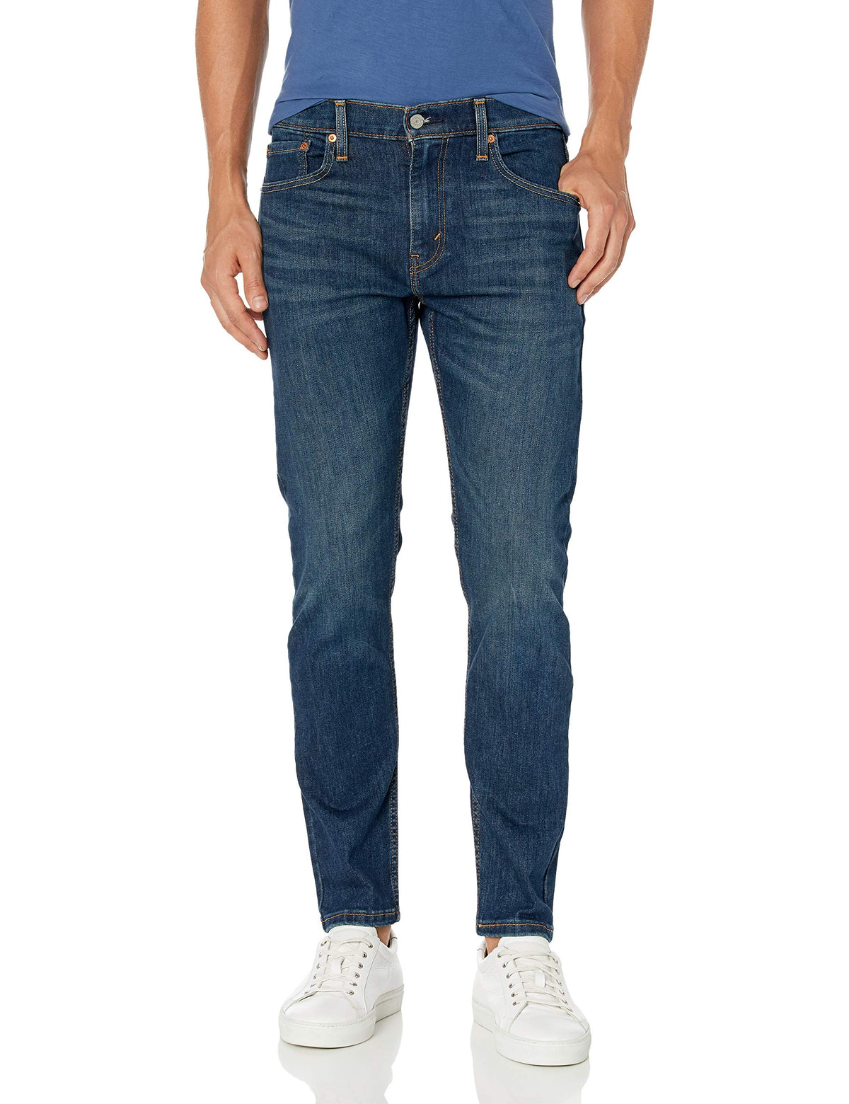 Levis Mens 512 Slim Taper Fit Jeans, Red Haze Indigo - Stretch, 40W X 32L