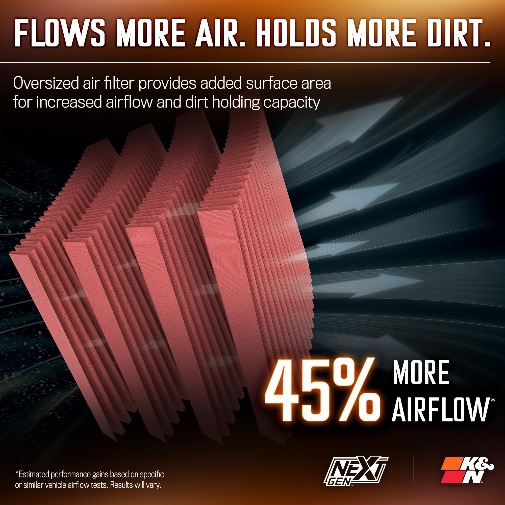 K&N Nextgen Cold Air Intake System: High-Flow Cotton Filter: Compatible With 2011-2025 Dodge/Jeep: Durango, Grand Cherokee, 50-1