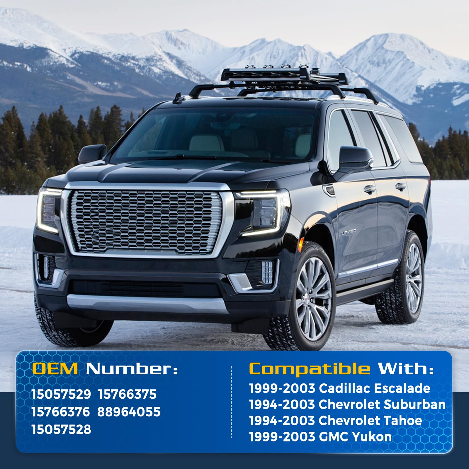 Arana Liftgate Struts For 1999-2004 Chevy Suburban 1500 2500, Rear Hatch Lift Support Fit 1995-2004 Tahoe, Trunk Shocks Fit 1999