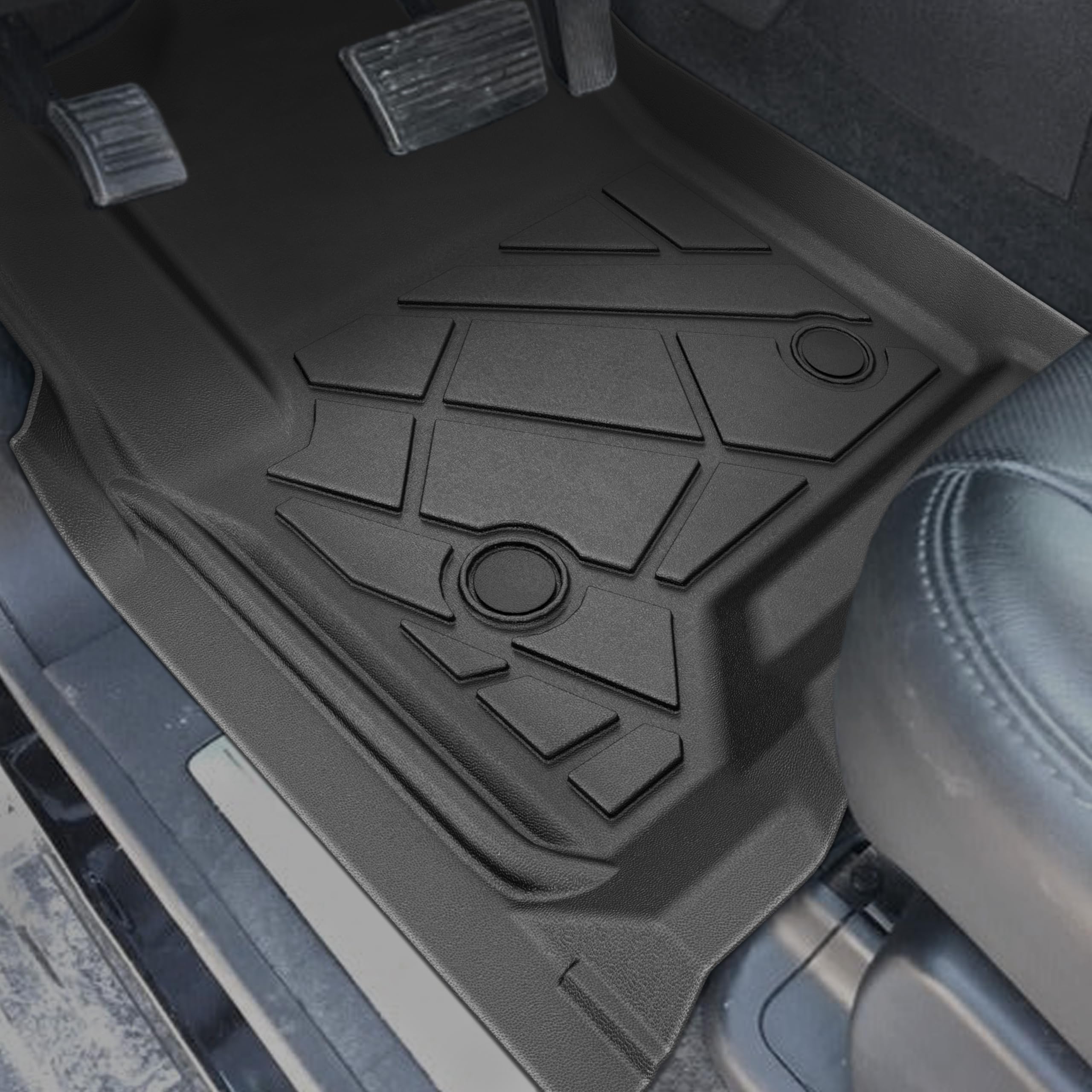 Karpal Floor Mat Fit For 2014-2019 Chevrolet Silverado/Gmc Sierra 1500(19 Ld Only), 2015-2019 Silverado/Sierra 2500/3500 Double