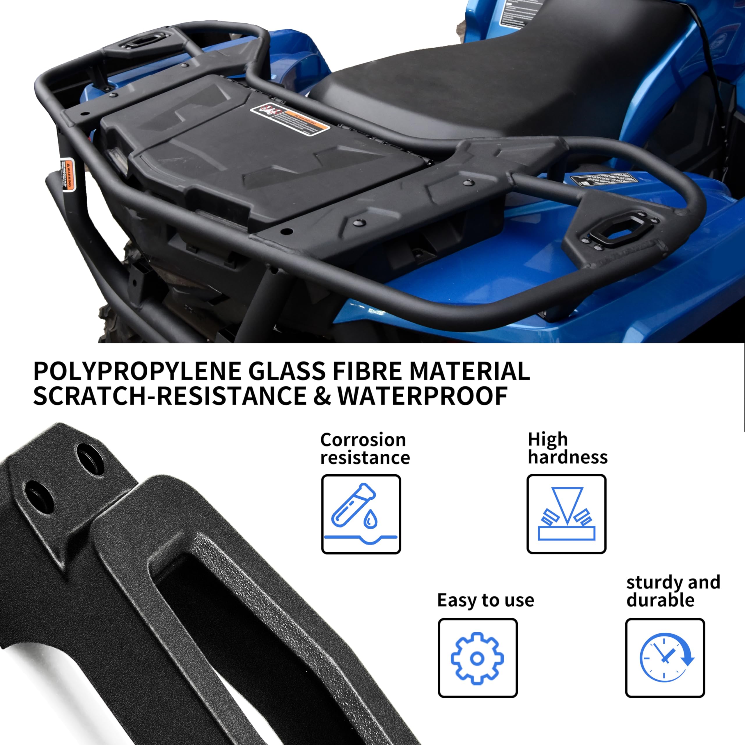 Sautvs Base Kit Mounting Bracket Kit For Can-Am Outlander L And L Max And G3L Accessories (4Pcs, Replacement# 715002350)