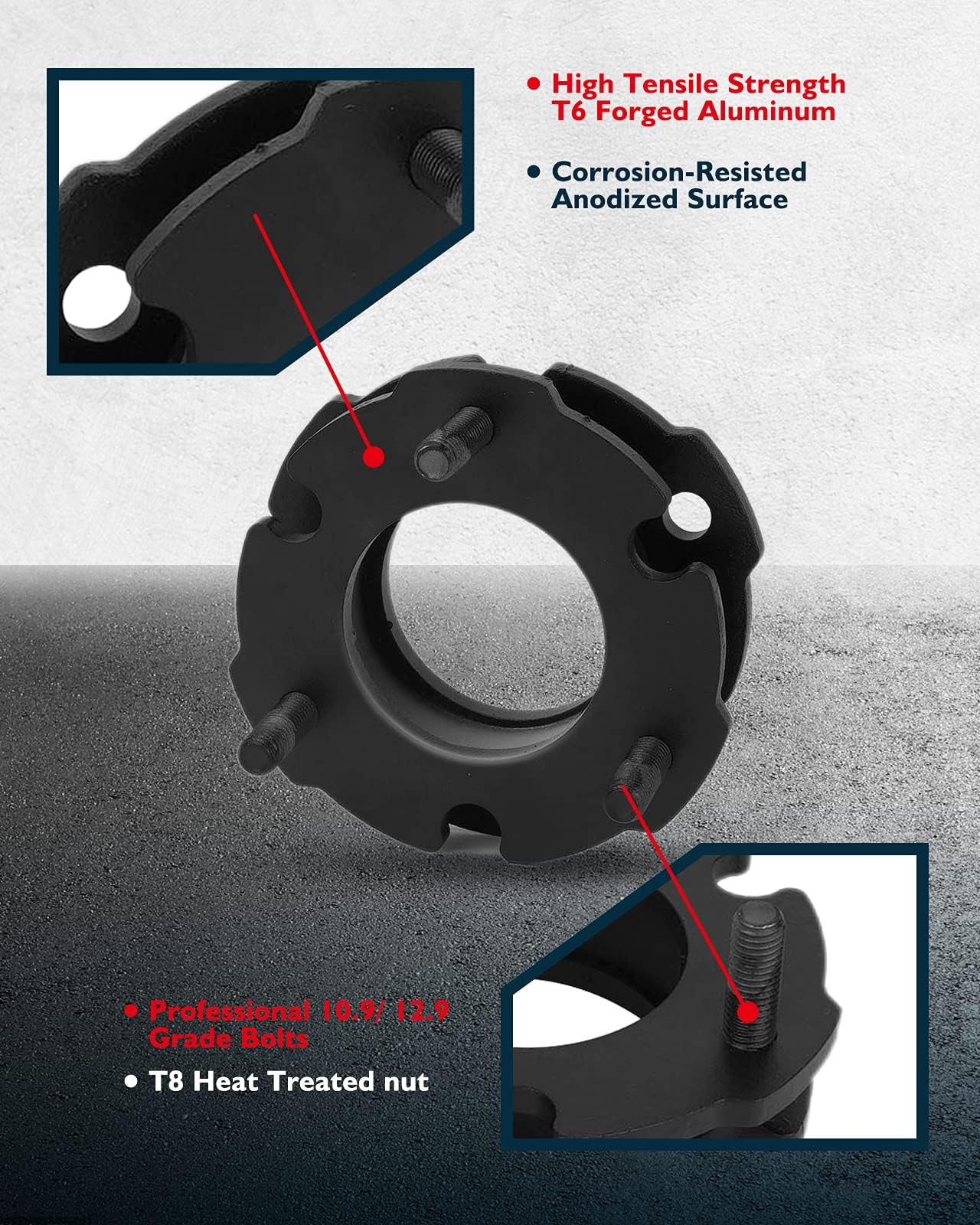 Kax 2'' Front Leveling Lift Kit Fit For 2015-2022 Colorado/Canyon 2Wd 4Wd, 2 Inch Suspensions Front Struts Spacer