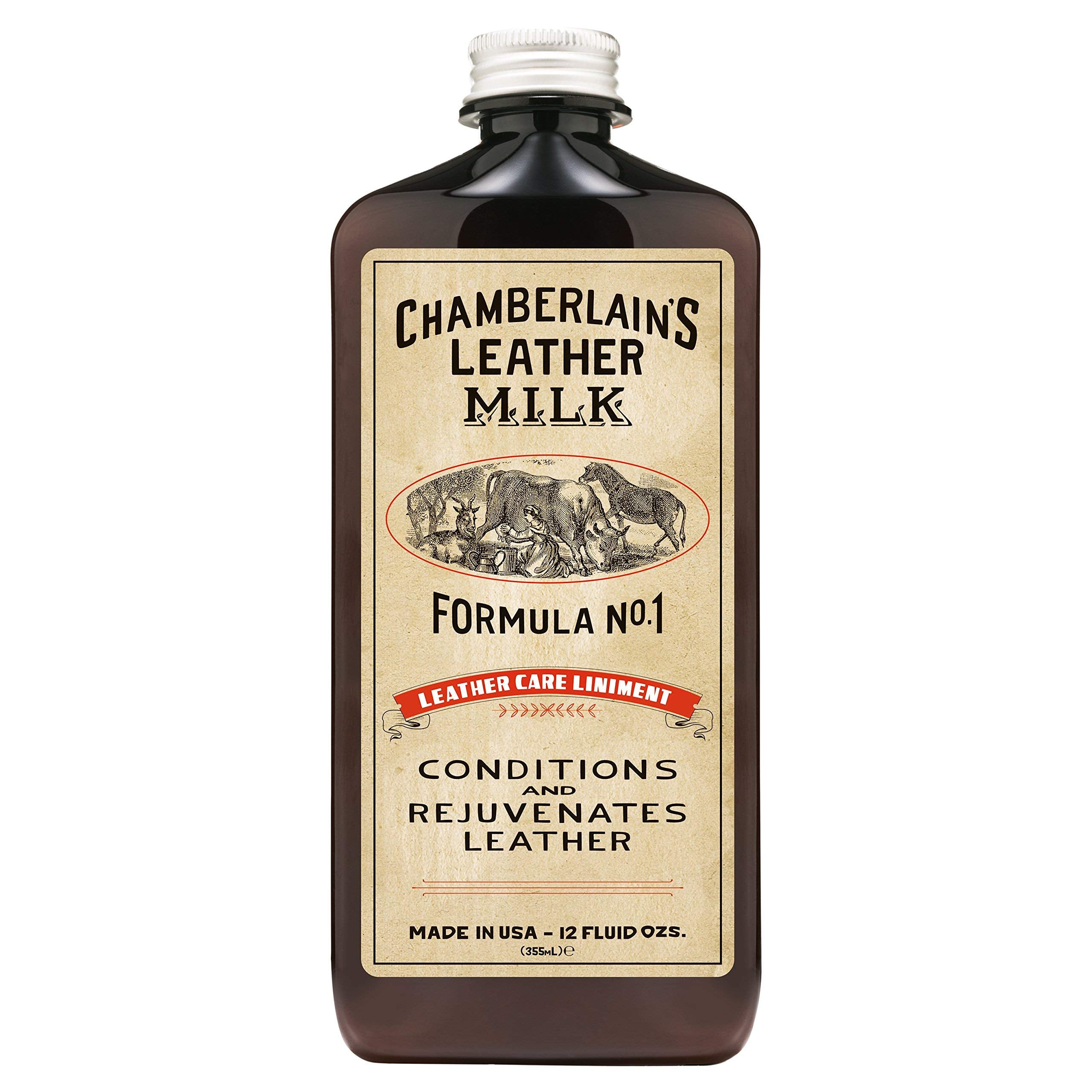 Leather Milk Conditioner And Cleaner For Furniture, Cars, Purses And Handbags. All-Natural, Non-Toxic Conditioner Made In The Us