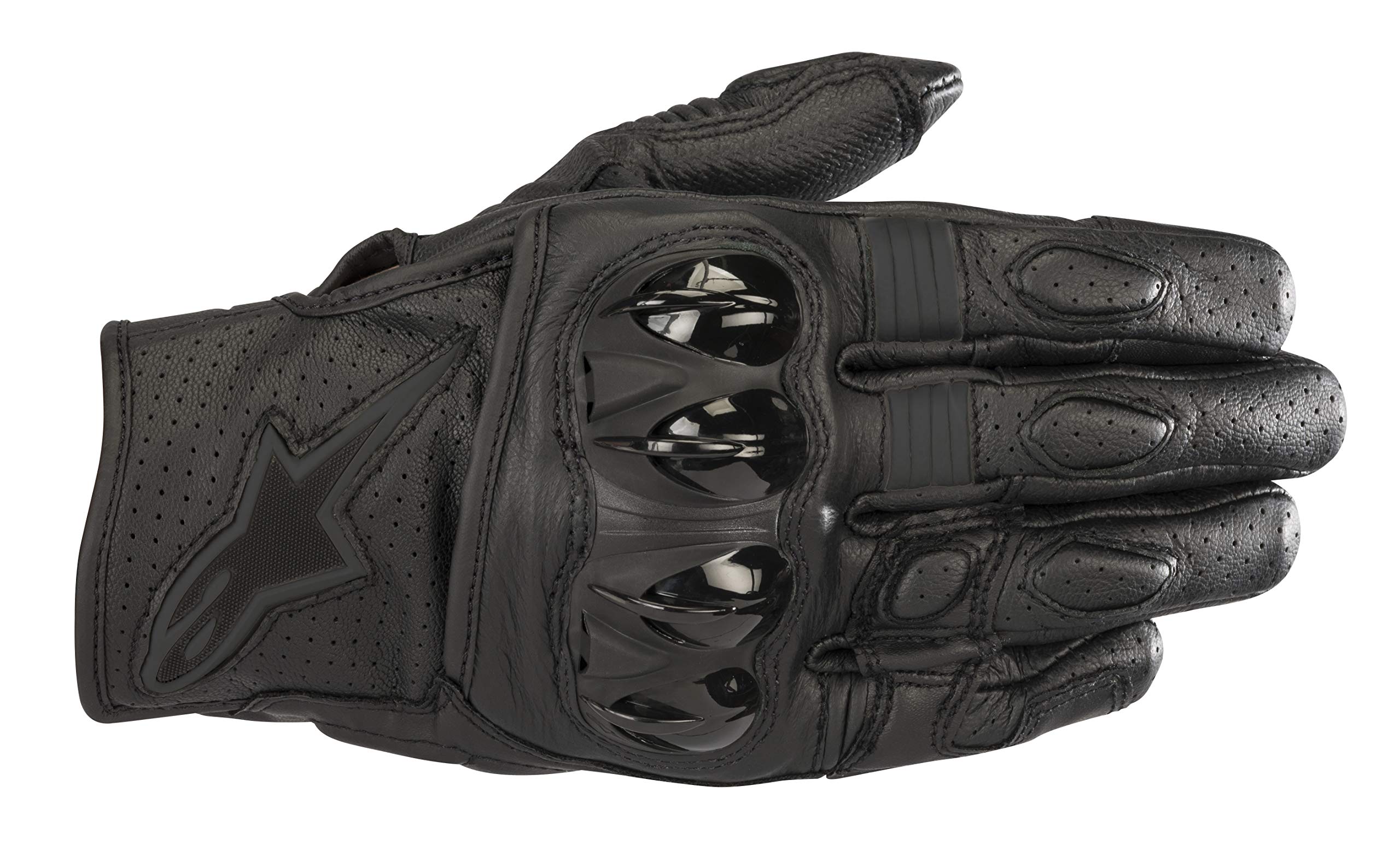 Alpinestars Celer V2 Leather Gloves-Black/Black-S