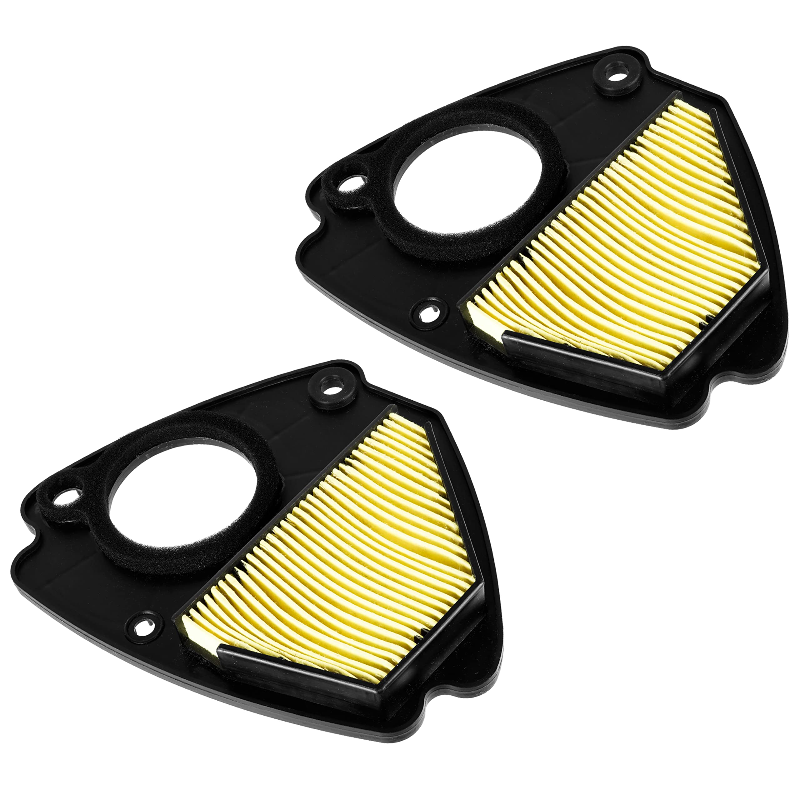 Caltric Air Filter Cleaner Element Compatible with Honda VT600CD Shadow VLX Deluxe 1999-2007 QTY 2