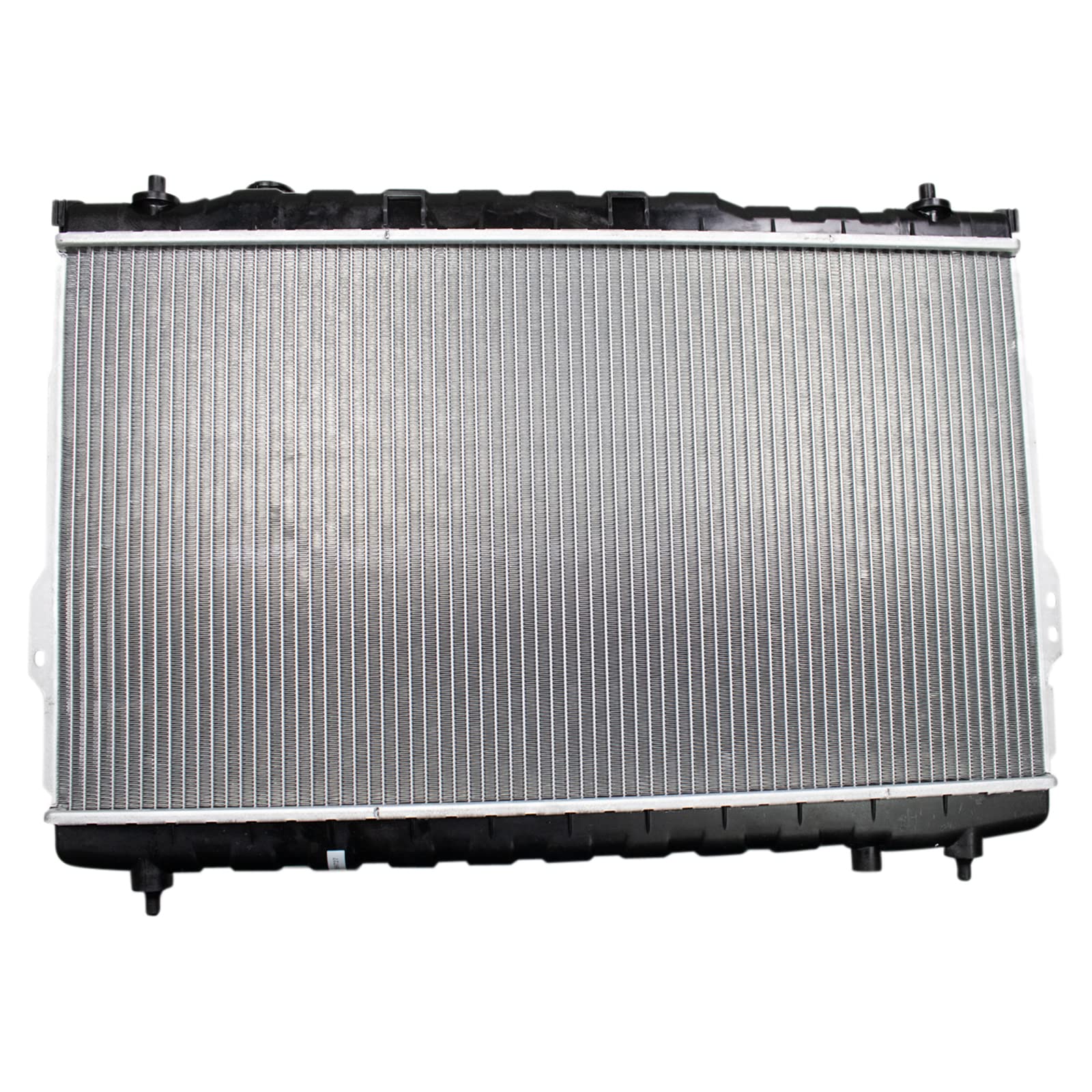 Trq Radiator Assembly Aluminum Core Compatible With 01-06 Hyundai Santa Fe Cu2389 Hy3010119