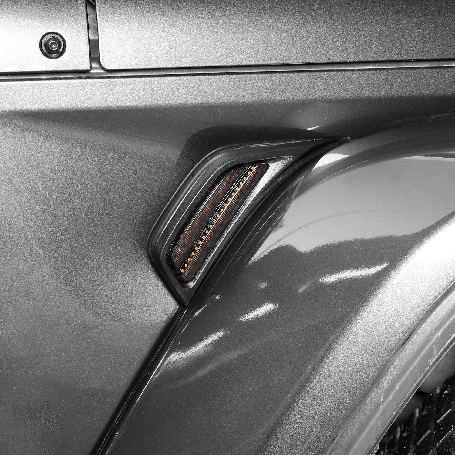 Rt-Tcz For Wrangler Jl Fender Vent Light, Turn Signal Led Side Marker Lights For Jeep Wrangler Jl Jlu Gladiator Jt 2018-2024 Ext