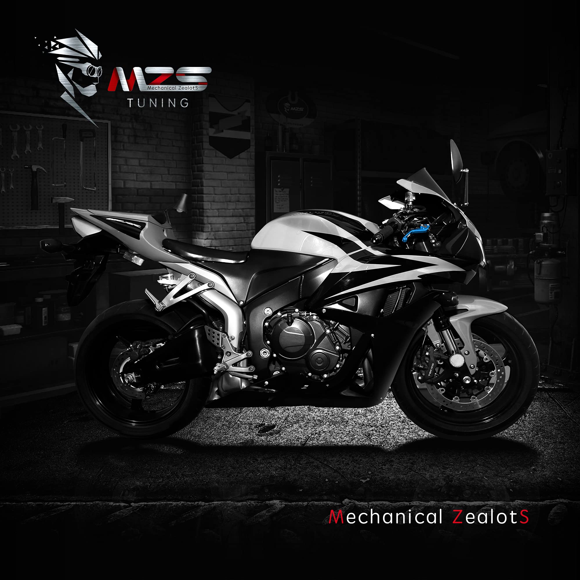 MZS Blue Motorcycle Brake Clutch Levers Adjustable Short CNC Compatible with KLE300 KLE300X KLX150S KLX125 KLX250 KLX230 KLX230R