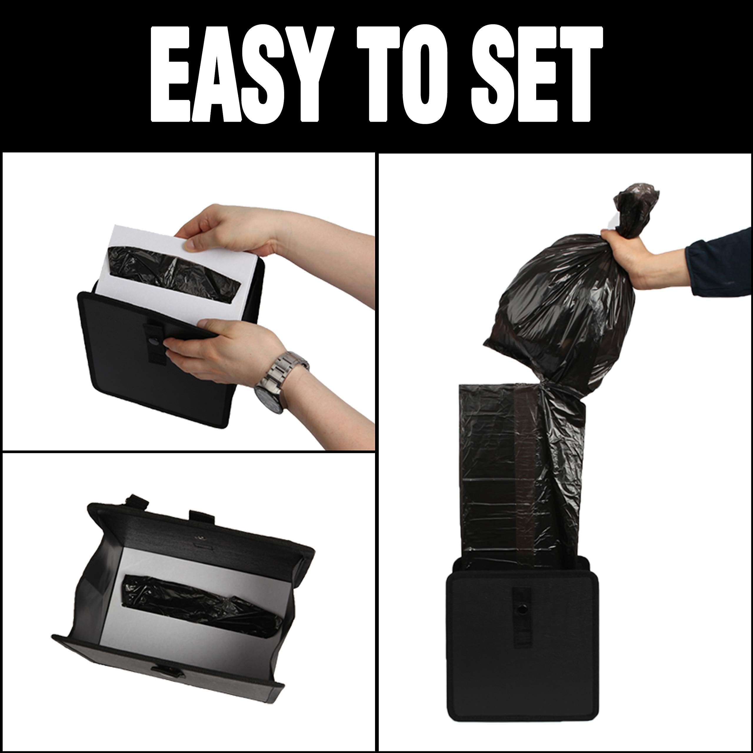 Kmmotors Car Trash Can Jopps Liner 30Ea, Trash Bags (Plastic, Medium)