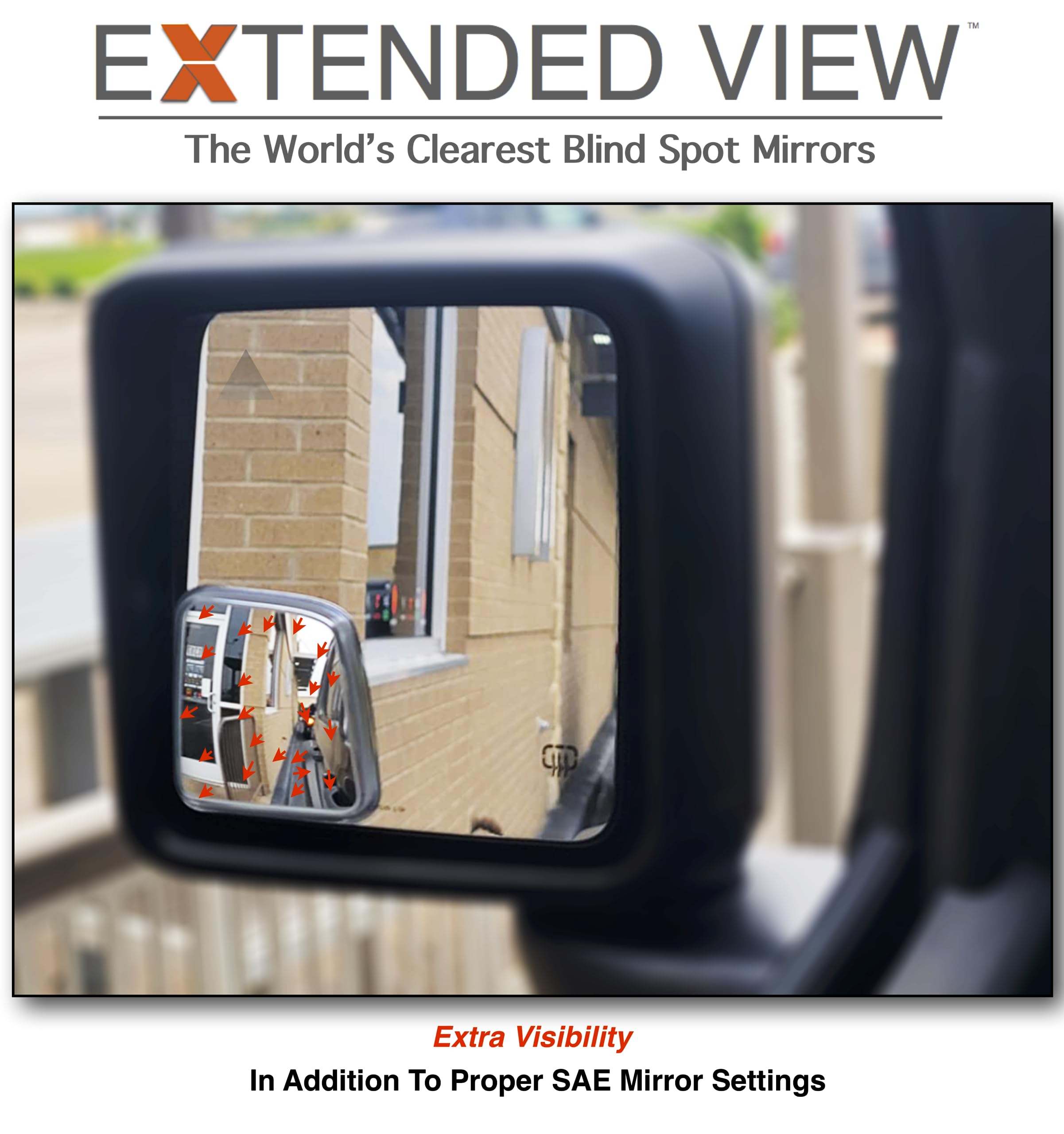 Custom Blind Spot Mirrors- Compatible with 2007-Present Jeep Wrangler | blind spot mirrors compatible with Jeep Wrangler JK and