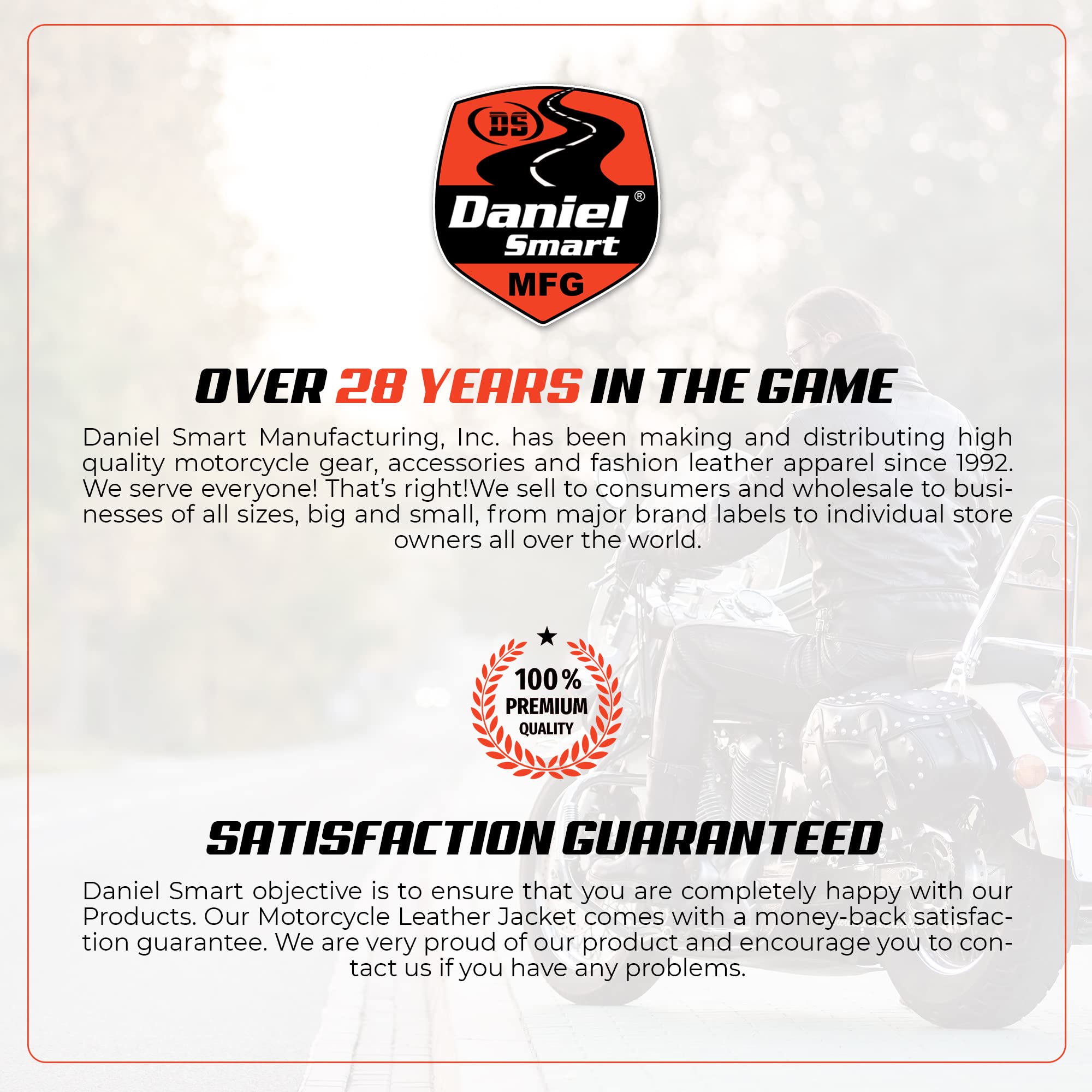 Daniel Smart Leather Vests For Kids Premium Cowhide Black Leather Vest With Unique V-Neck Design & Multiple Pockets