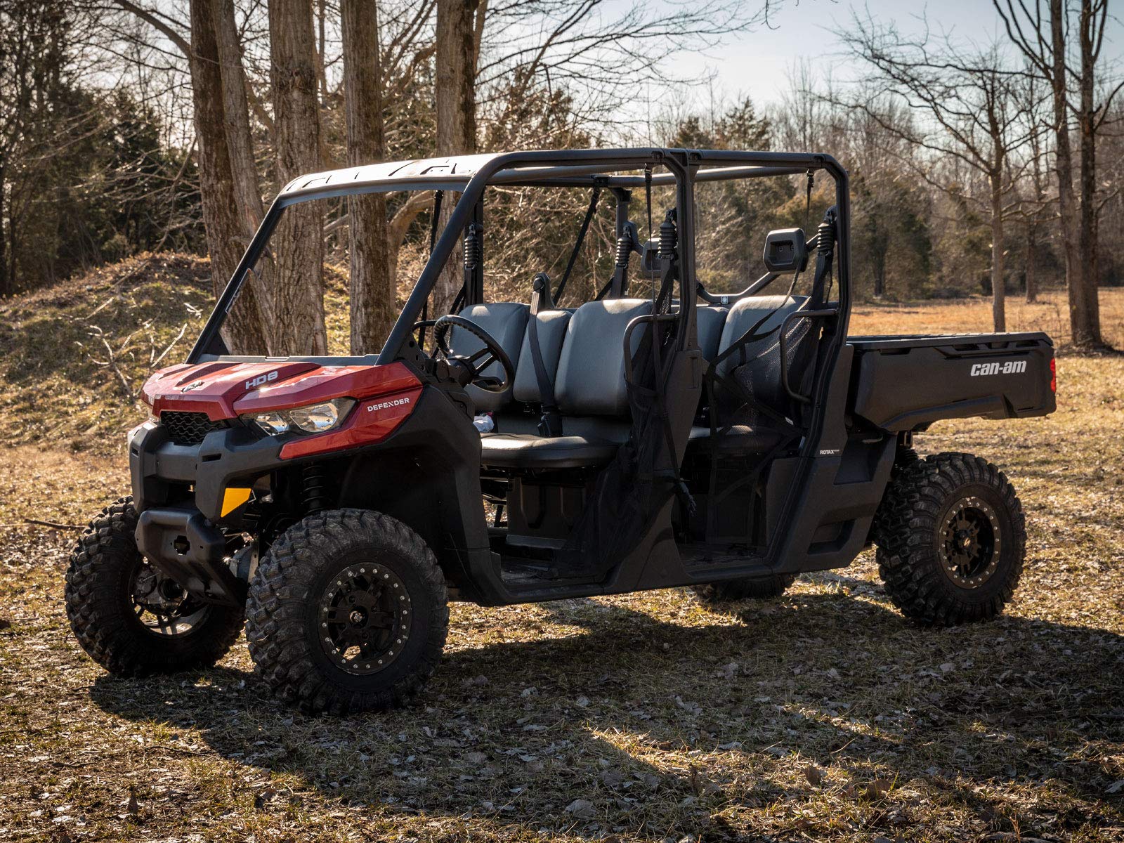 Superatv Arched 2' Forward Offset A Arms For Can-Am Defender Hd 5 / Hd 8 / Hd 10 - See Fitment For Compatible Years & Sub-Models | Powder Coated Black | Run Up To 32' Tires!