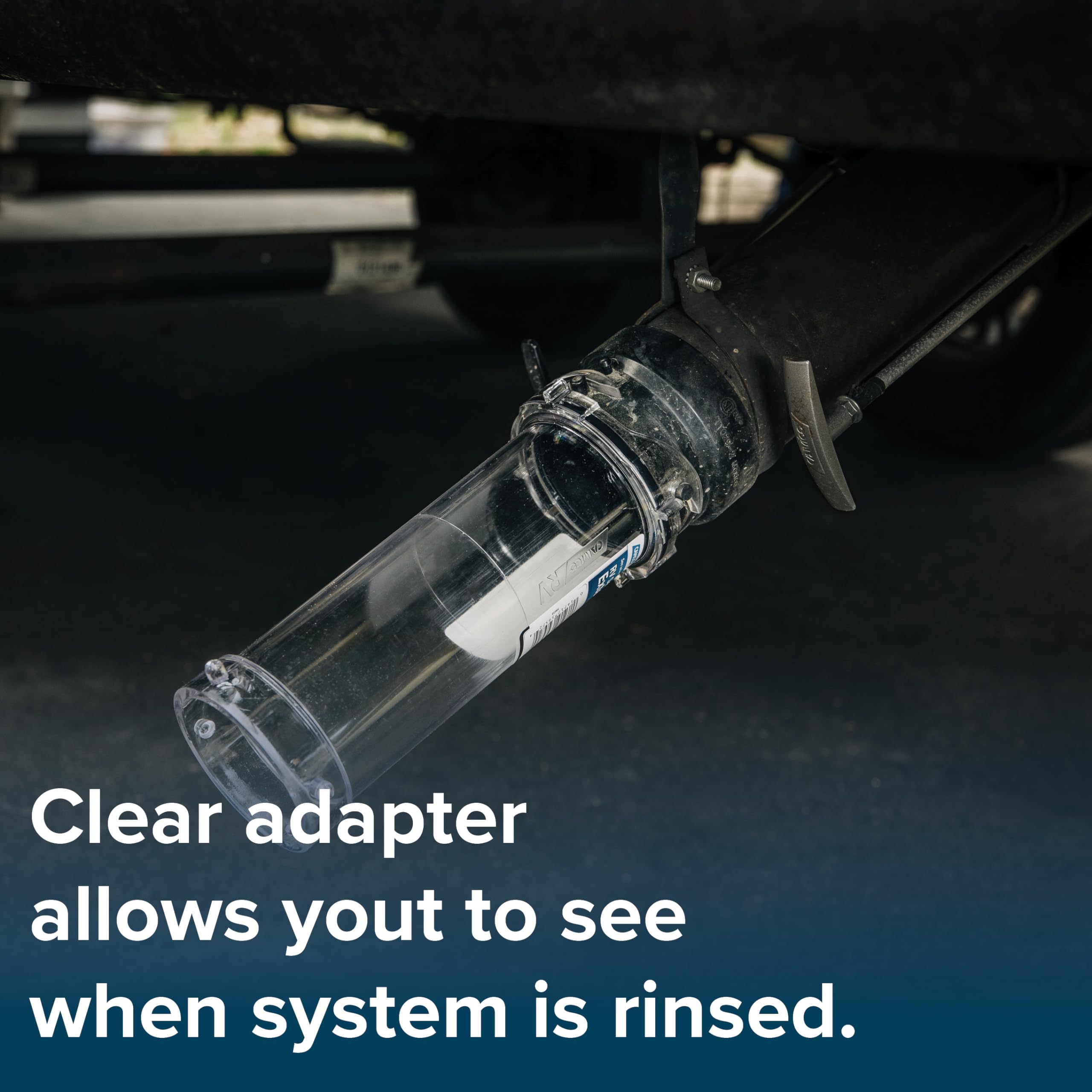 Camco 39592 9 Clear Sewer Hose Adapter