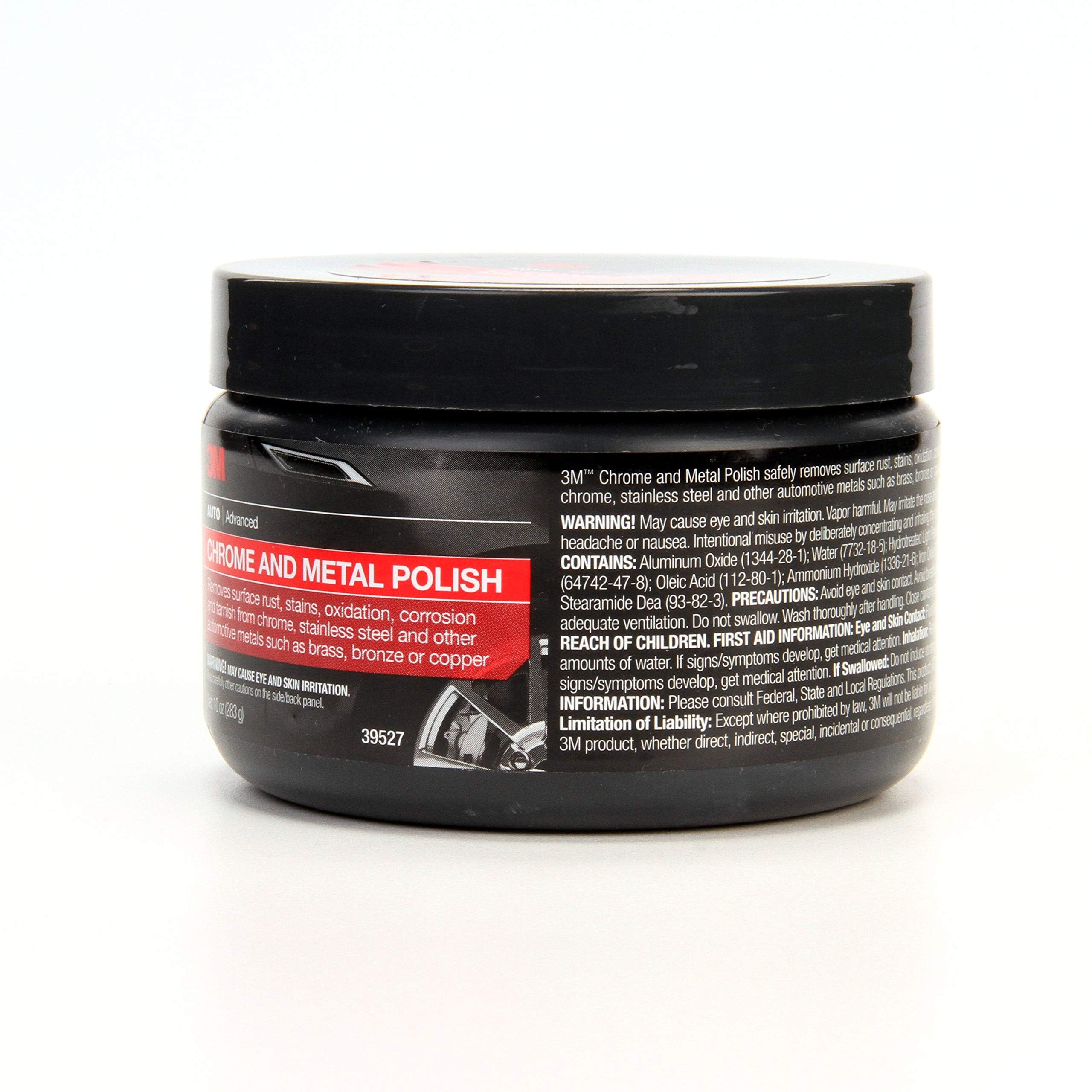 3M Chrome and Metal Polish, 10 oz - Perfect for Wheels, Trim, and Bumpers - Automotive Care, Pink Color