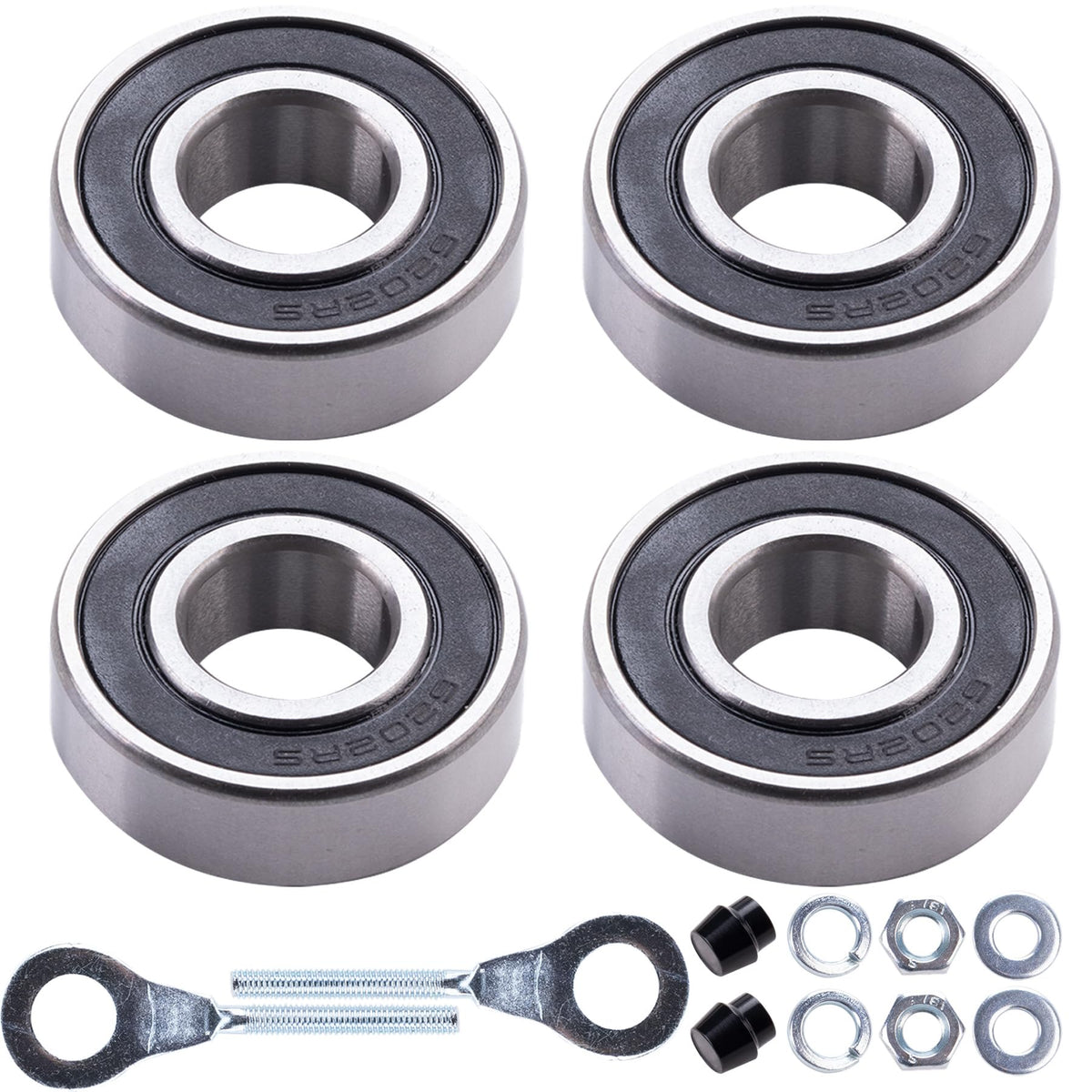 Mrelc Mini Bike Front Rear Wheel Bearing Set Fit For Coleman Ct200U Bt200X Ct200U-Ex Baja Warrior Heat Massimo Mb165 Mb200 196Cc 200Cc 6.5Hp Powersports 6202Rs Mini Bike Parts