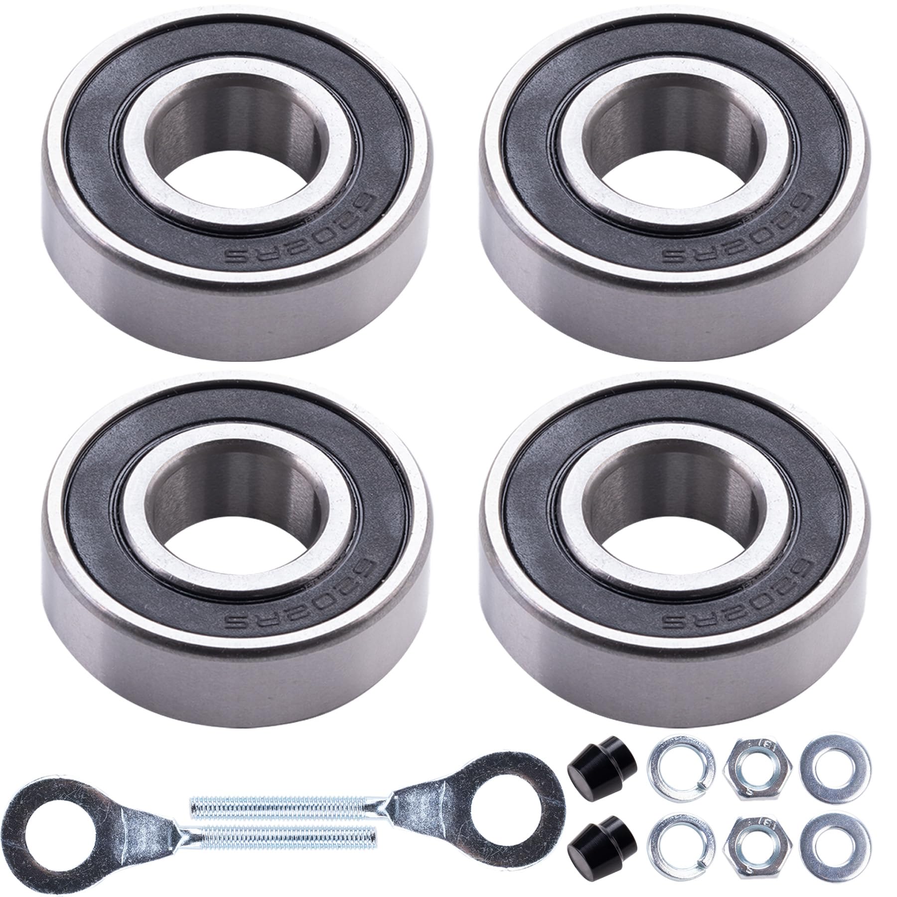 Mrelc Mini Bike Front Rear Wheel Bearing Set Fit For Coleman Ct200U Bt200X Ct200U-Ex Baja Warrior Heat Massimo Mb165 Mb200 196Cc