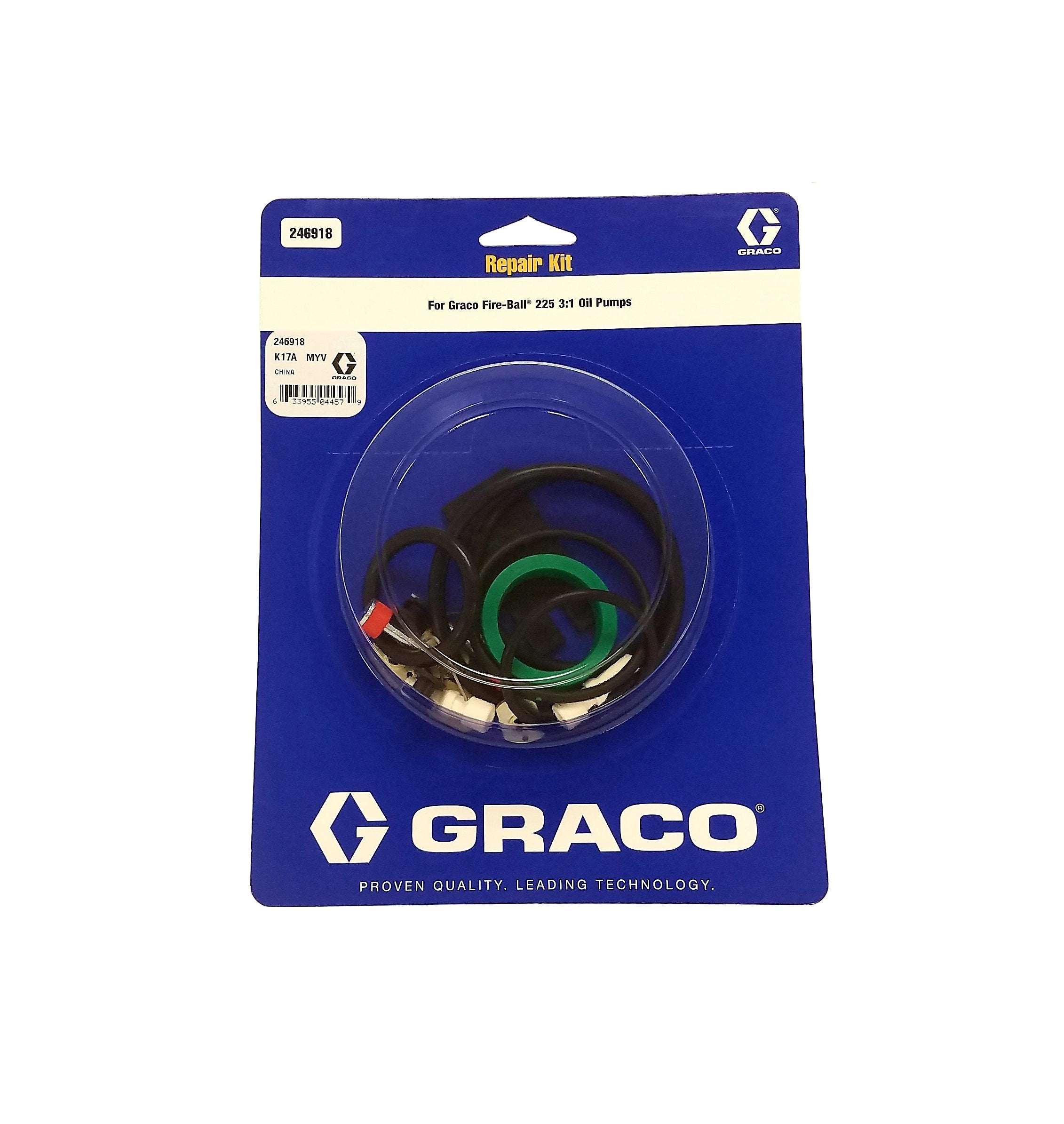 Graco Repair Kit 3:1 Ratio Fire Ball 225 Oil Pumps 246918 246-918