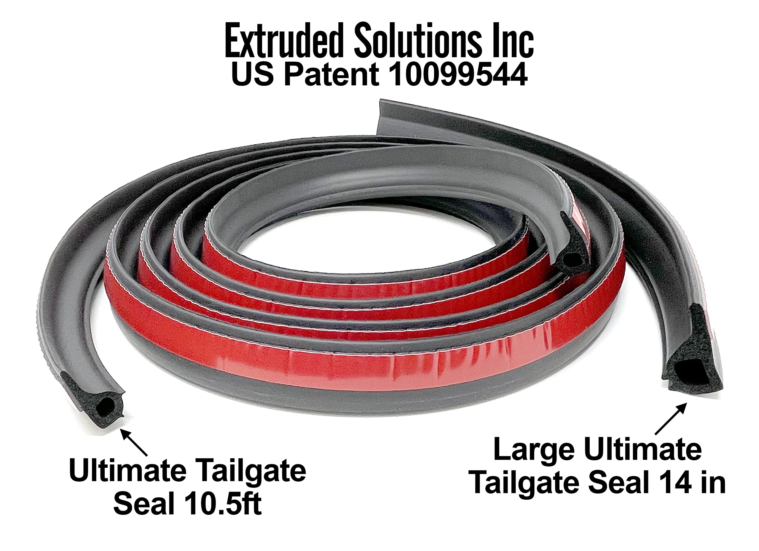 ESI Ultimate Tailgate Seal with Taper Seal Compatible with Ford Ranger and Ranger Raptor 2019 and Newer