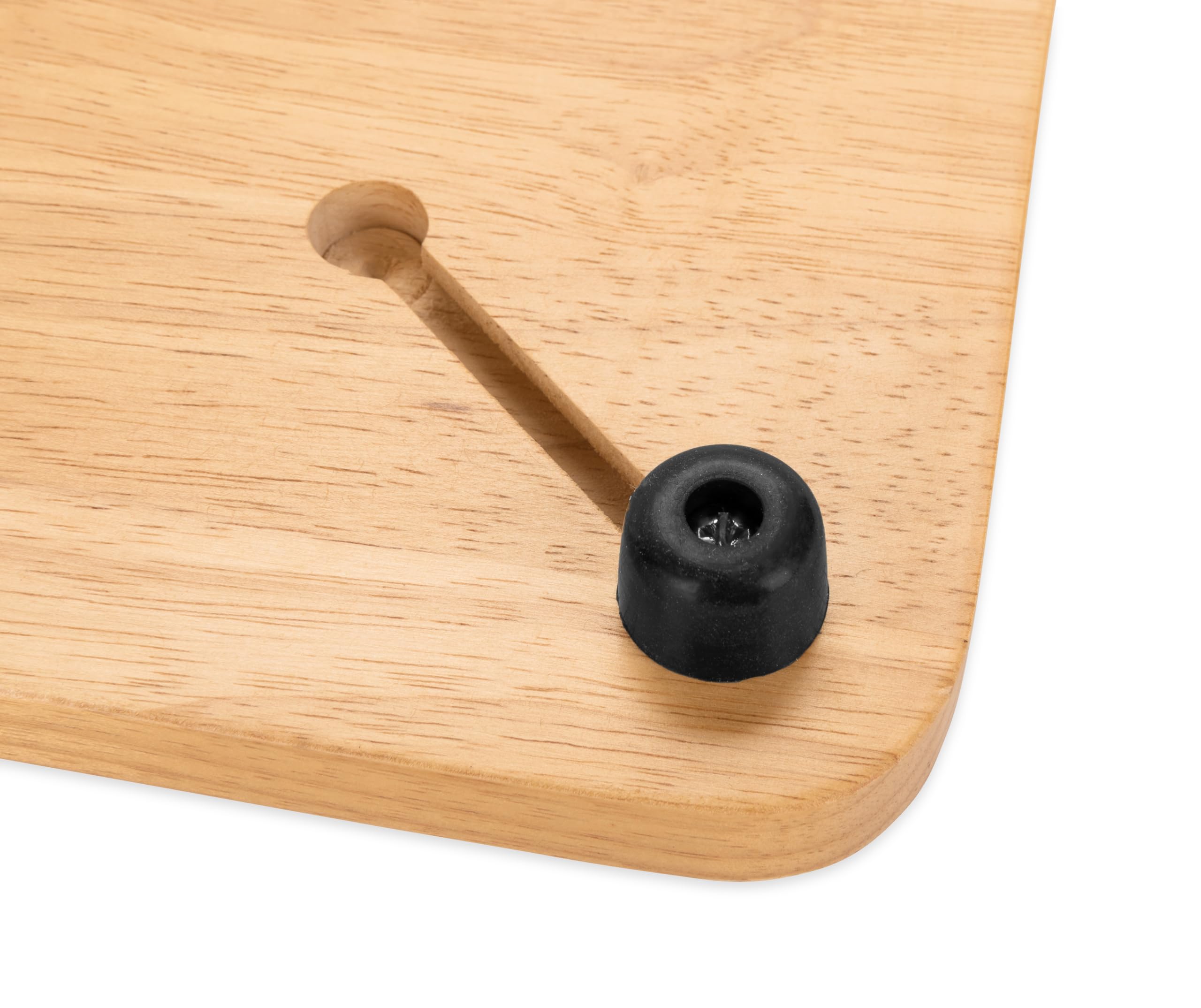 Camco Camper/RV Sink Cover | Features Adjustable Legs w/Non-Slip Feet & Solid Oak Hardwood Top w/Non-Toxic Gloss Finish | Top Me