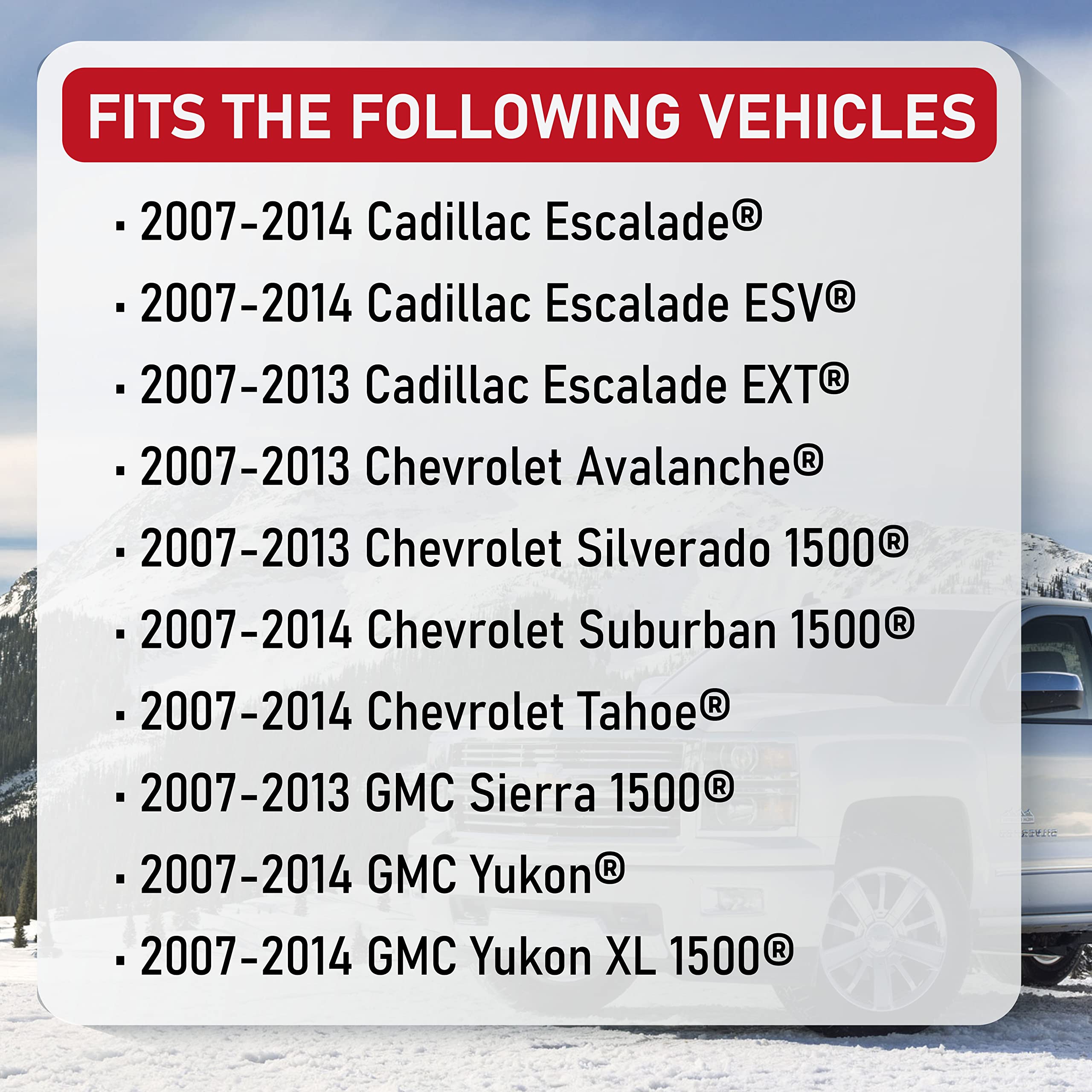 Front Wheel Bearing - Compatible With Chevy, Cadillac And Gmc 4Wd - Escalade, Avalanche, Silverado 1500, Suburban, Tahoe, Sierra