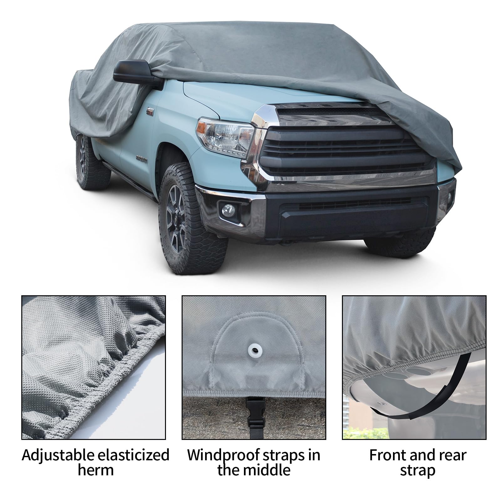Leader Accessories Basic Guard Pick Up Truck Cover Breathable Indoor Use And Limited Outdoor Use Up To 249''