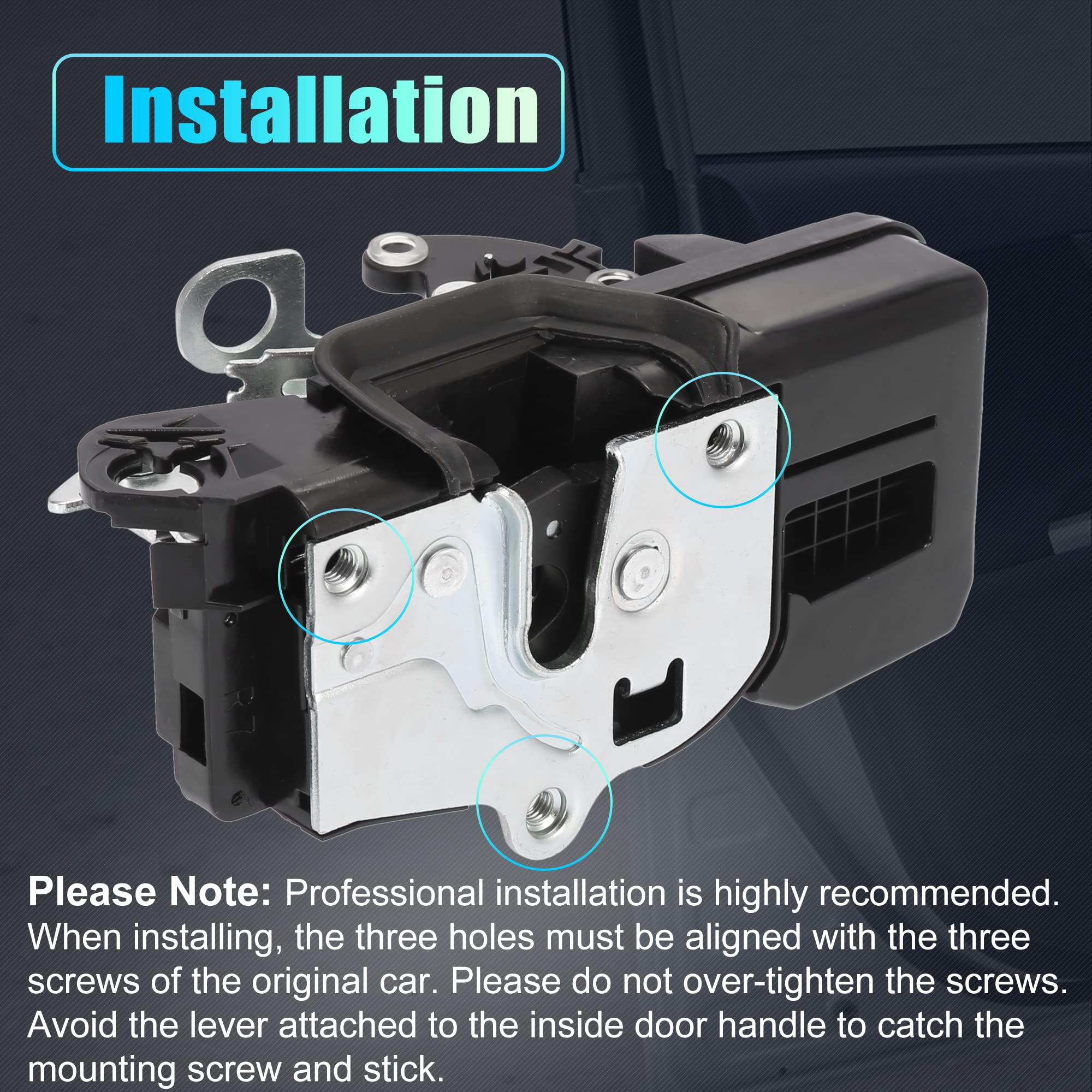 X AUTOHAUX Power Door Lock Actuator Motor Front Right Passenger Side for Chevrolet Silverado 1500 2500 for GMC Yukon for Cadilla