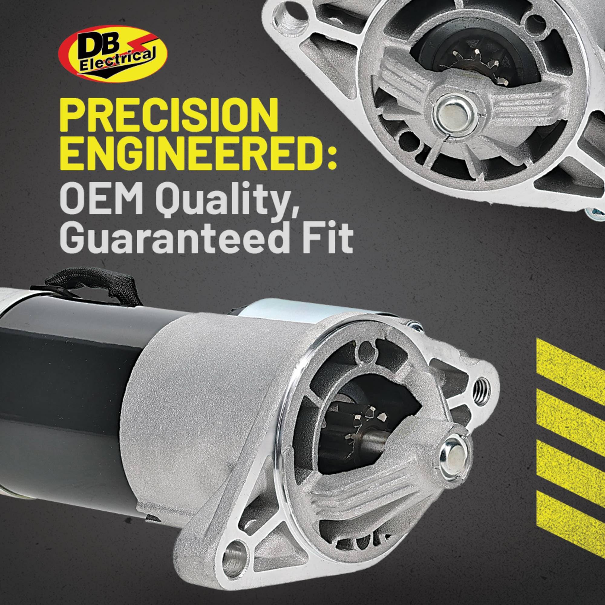 Db Electrical 410-48015 Starter Compatible With/Replacement For Jeep 4.0L Cherokee 1987-1998 4.0L Grand Cherokee 1993-1998 5.9L