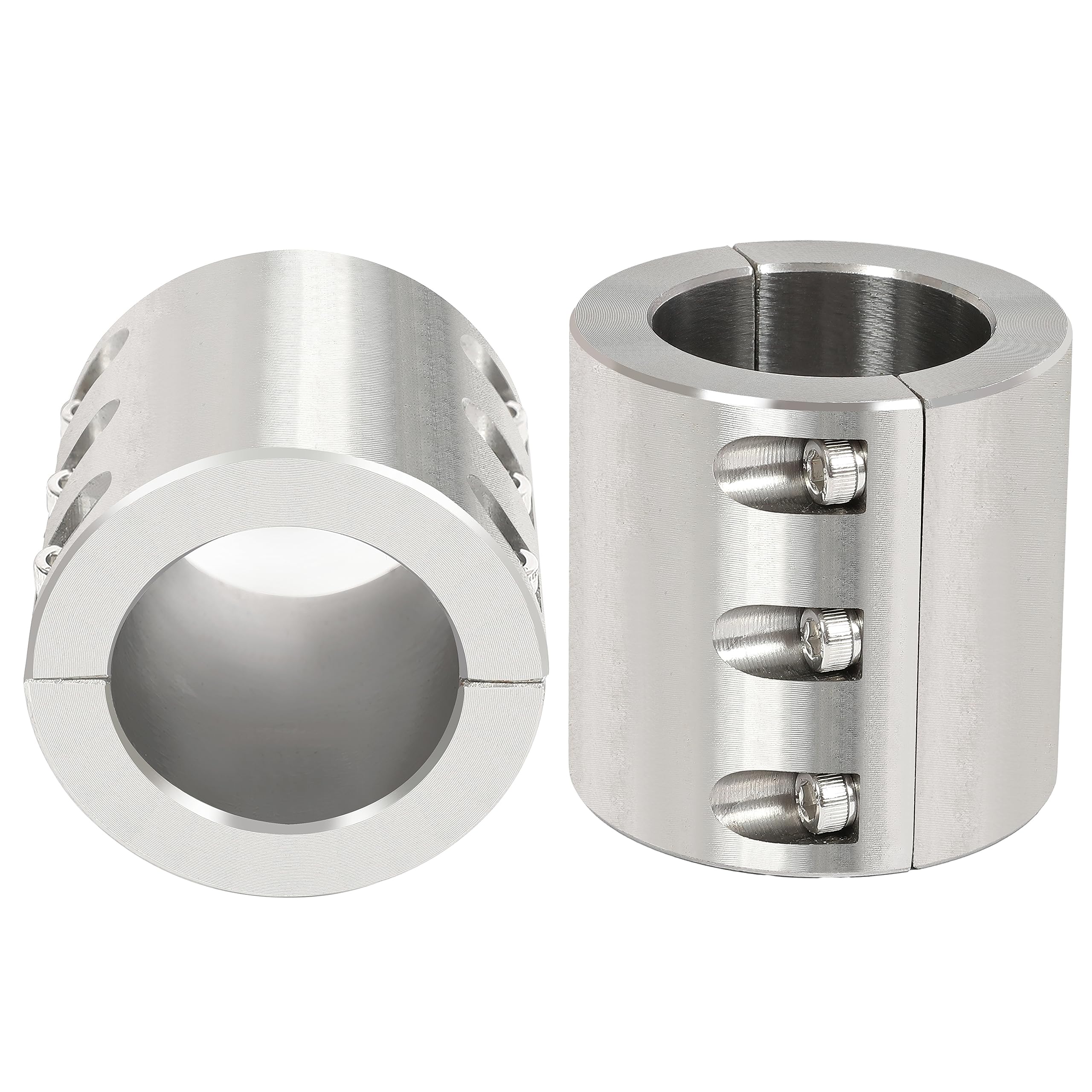 HECASA 2'' Split Collar Tube Clamps Compatible with UTV Roll Bar Connector Weldable Tube Clamps Mounts 2 Pcs