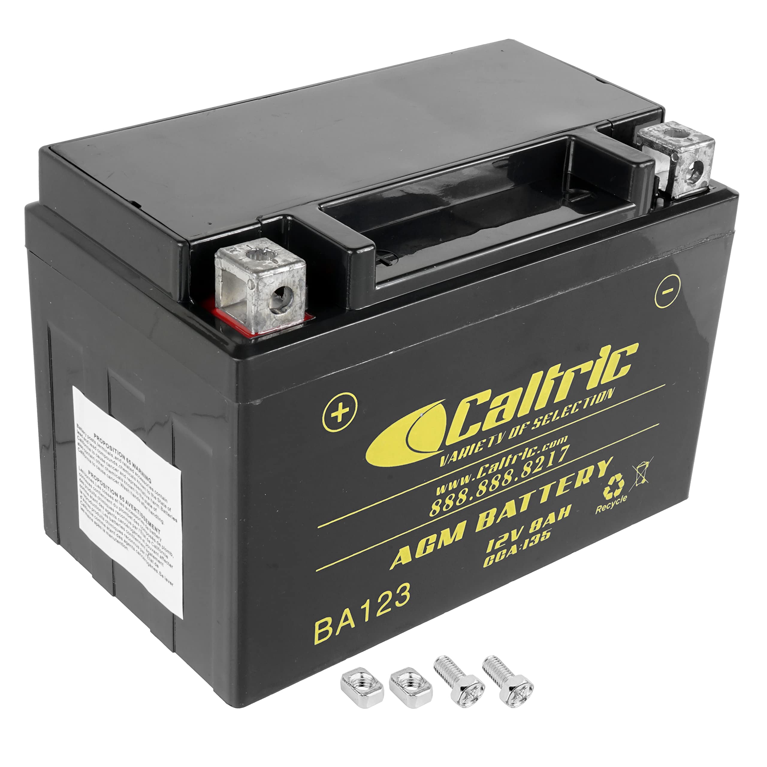 Caltric Agm Battery Compatible with Honda Vt600C Vt-600C Shadow Vlx 600 Deluxe 1993-2003
