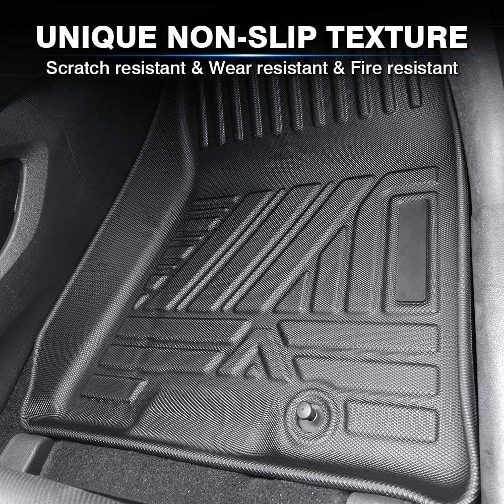 All Weather Rubber Car Floor Mats 2008-2012 Accord, Accord Floor Mats, Custom Fit Full Set Includes 1St And 2Nd Rows Maximum Cov