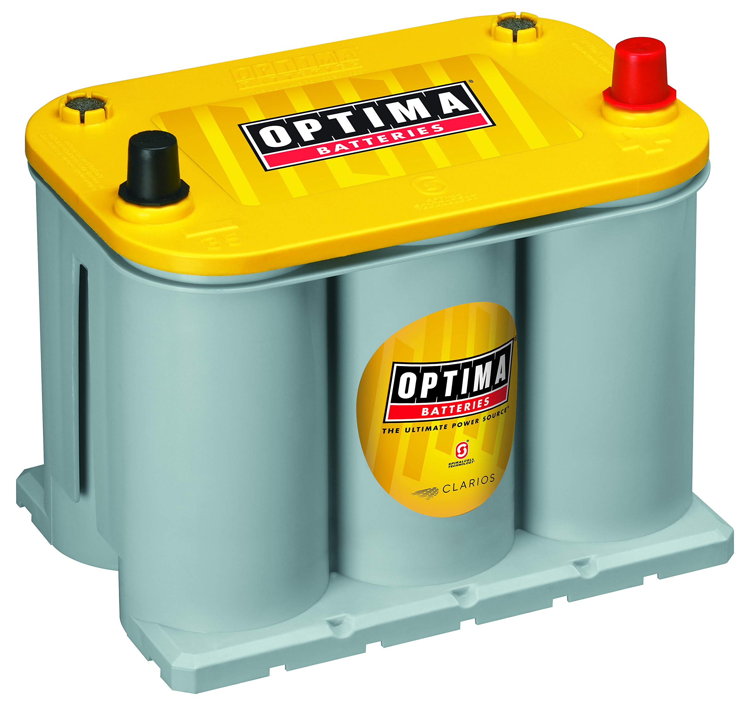 OPTIMA Batteries High Performance D35 YellowTop Dual Purpose Sealed AGM Car, Truck and SUV Battery, 620 CCA, Maintenance Free, V