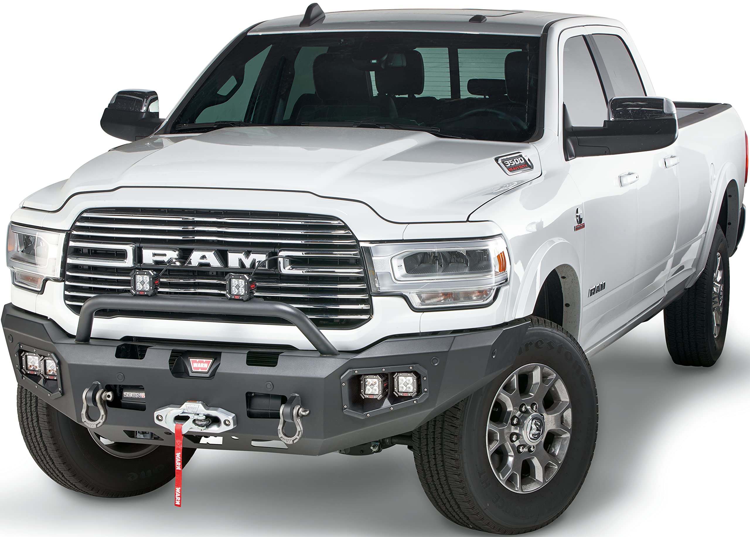 Warn 104256 Ascent Front Bumper, Fits: Dodge Ram Hd 2500/3500 Trucks (2019-2021) New Body Style
