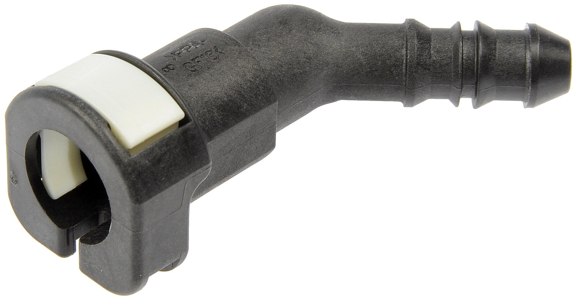 Dorman 800-122 Fuel Line Retaining Clip 5/16 In. Steel To 5/16 In. Nylon With 45 Degree Bend, 2 Pack