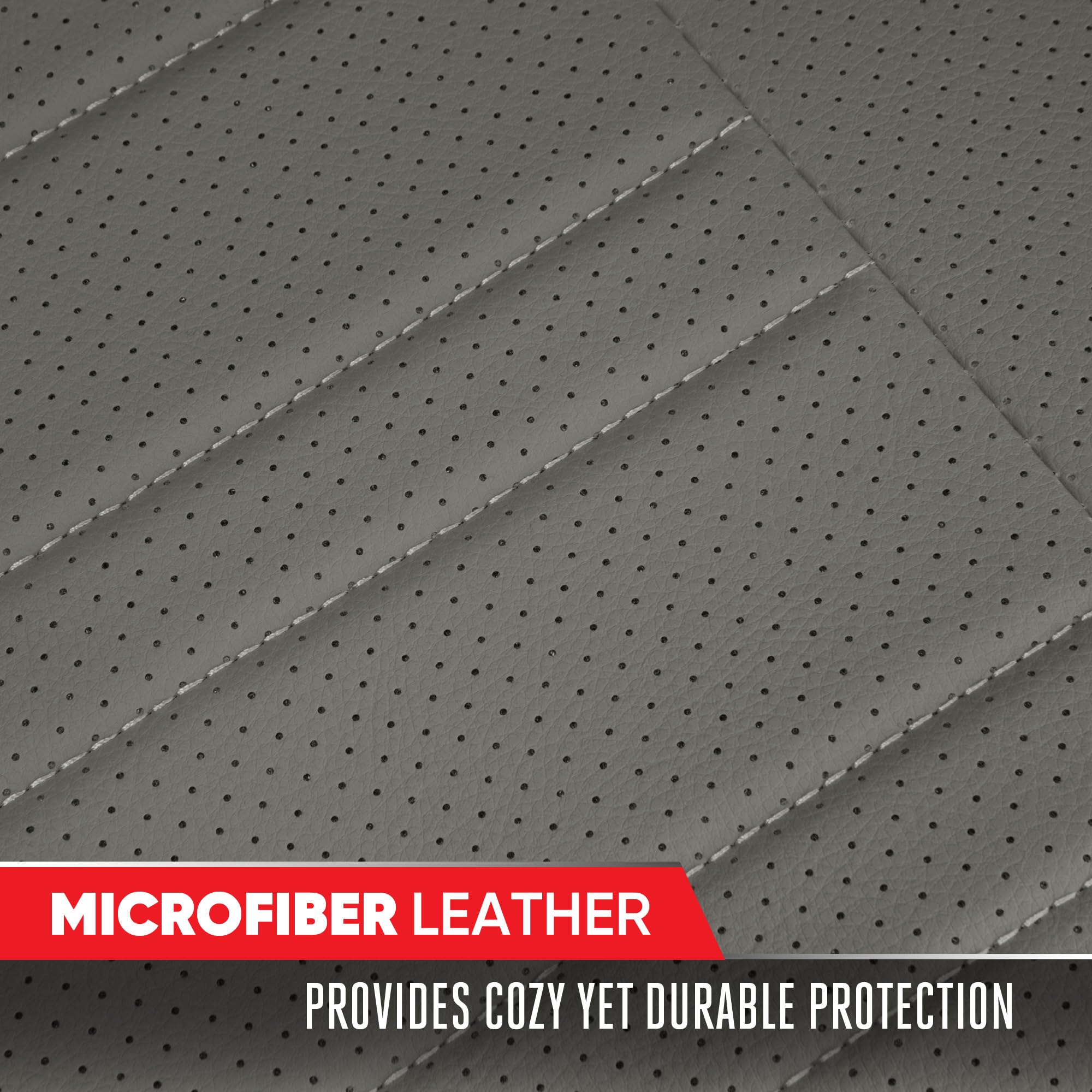 Motor Trend Rear Seat Protector For Cars, Suvs & Trucks - Nappa Leather Bench Cover Protector - Car Seat Cover For Kids, Pets &