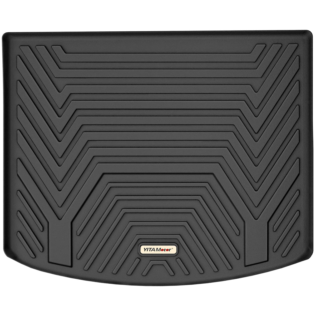 Yitamotor Cargo Trunk Liners Compatible With 2013-2019 Ford Escape, Custom Fit Cargo Mats Black Tpe All Weather Protection Trunk
