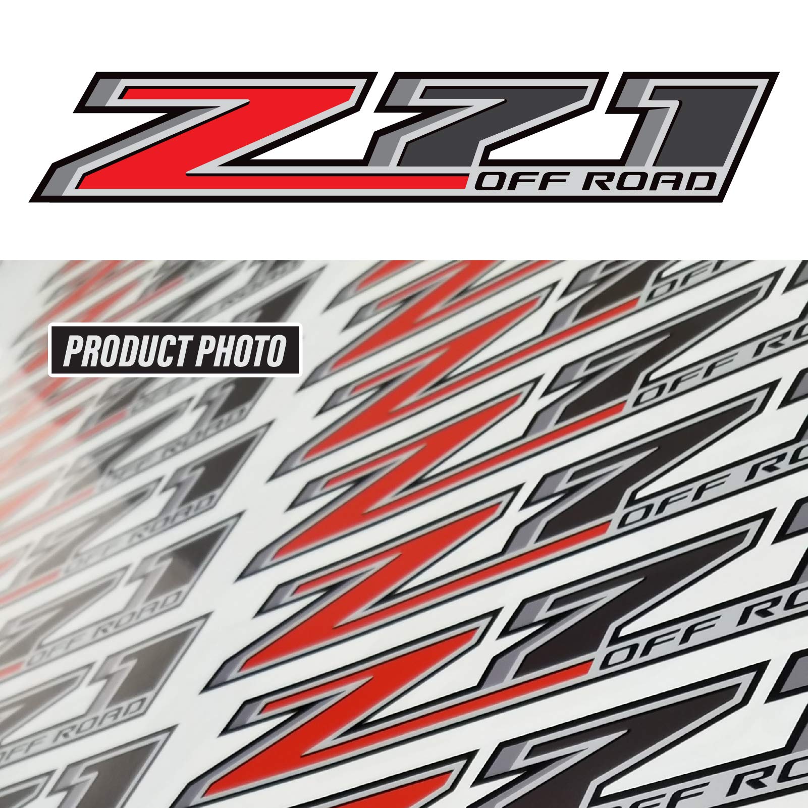 Z71 Offroad Truck Decals - 2014-2018 Bedside Stickers (Set Of 2)