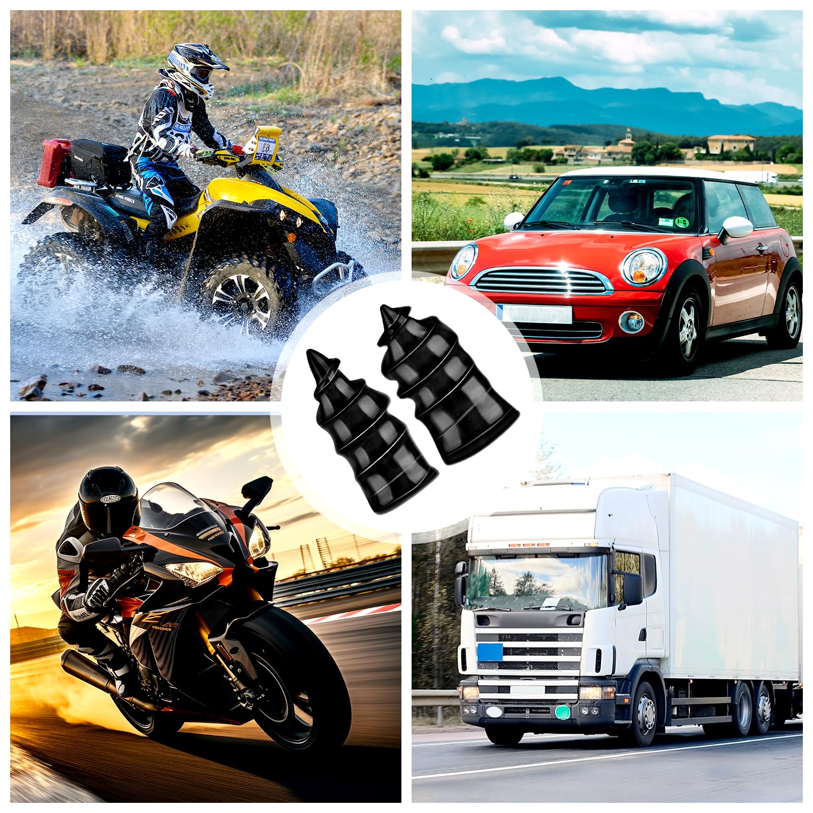 NACHLYNN 50 Pcs Tire Repair Nails Self-Tapping Screw Rubber Screw Tool Self-Service Tire Repair Nai for Car Motorcycle Truck