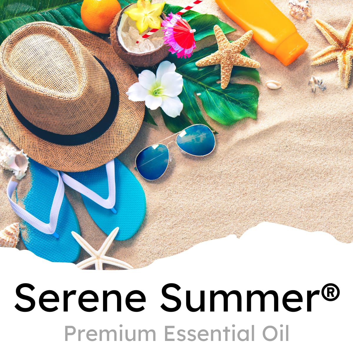 Air Jungles Serene Summer Scent Car Air Freshener Clip, 6 Vent Clips, 4Ml Each, Long Lasting Air Freshener, Up To 180 Days Car R