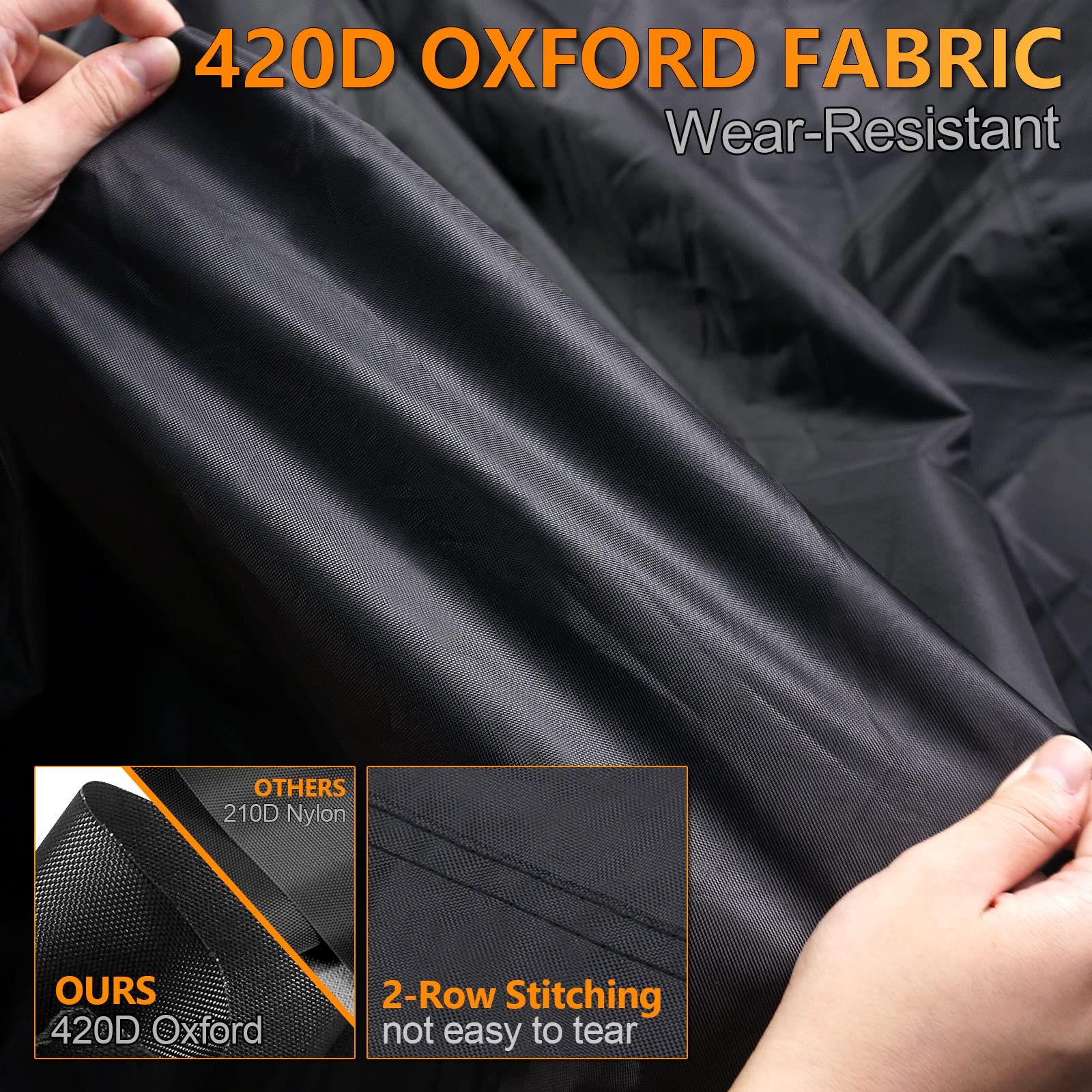 Rzr Utv Cover 2-3 Seater-Starknightmt Waterproof 420D Heavy Duty Outdoor Storage Cover Compatible With Polaris Rzr Ranger Comman