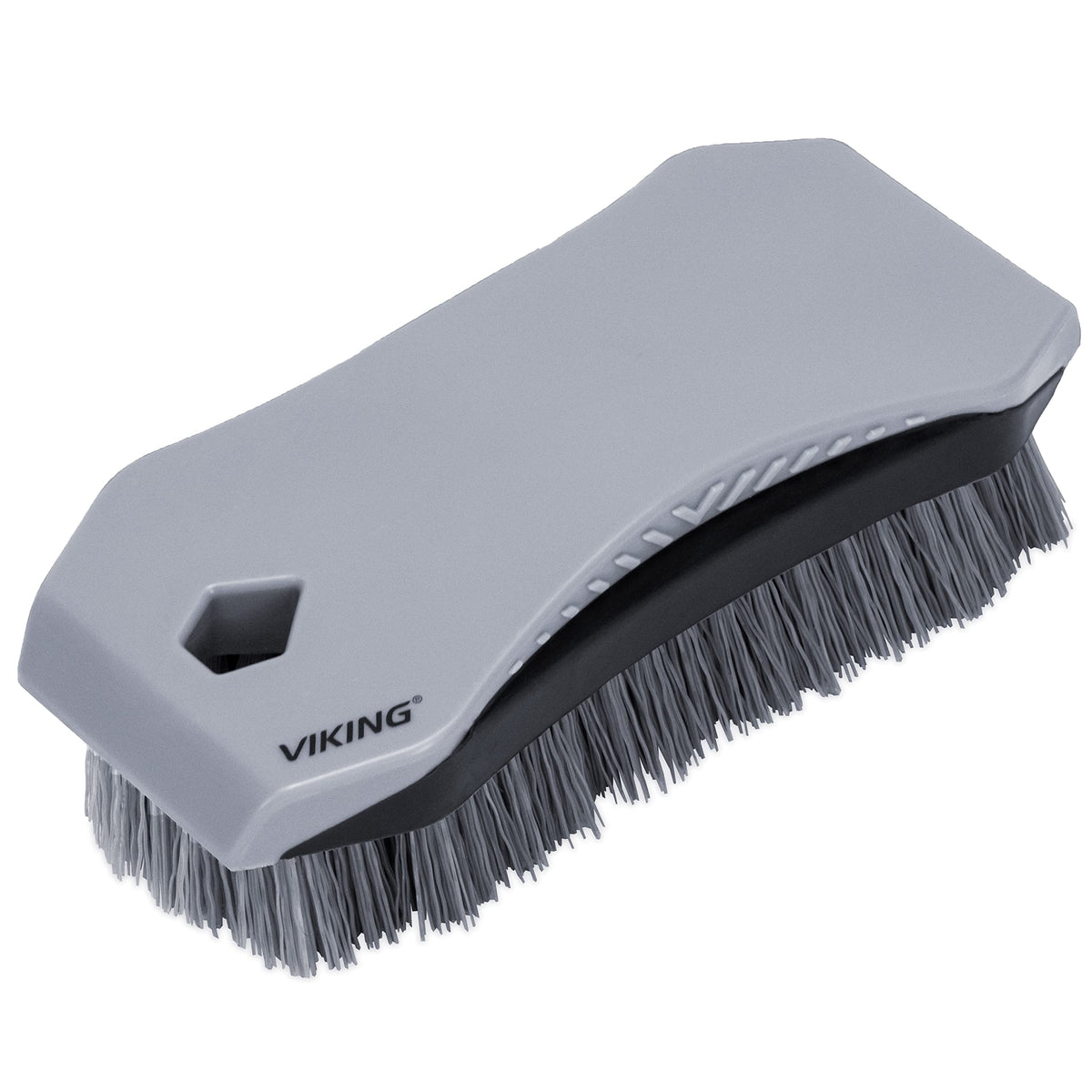 Viking Carpet And Upholstery Cleaning Brush, Scrub Brush For Car Interior, Home, Couch, Stain Remover, Greyblack