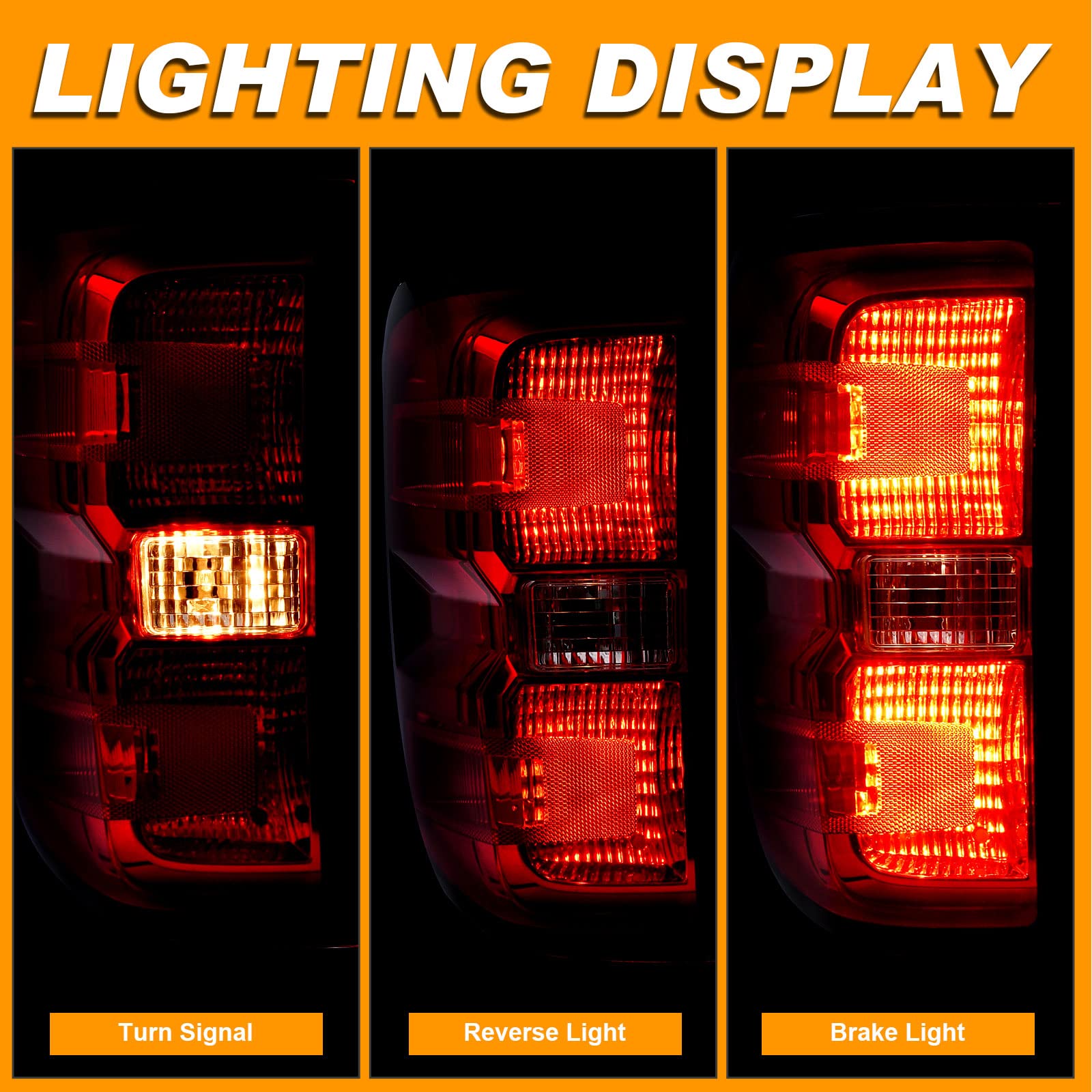 Nakuuly Factory Style Tail Light Assembly Compatible With 2016-2019 Chevy Silverado 1500 2500 Hd Gmc Sierra 3500 Hd Left Driver