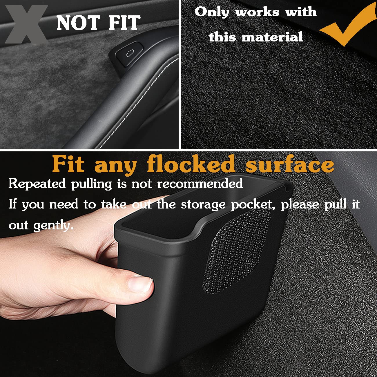 Evfitus For Tesla Model 3 Model Y Accessories Center Console Organizer Tray Storage Box Cell Phone Pocket Silicone Hook Bag Sung