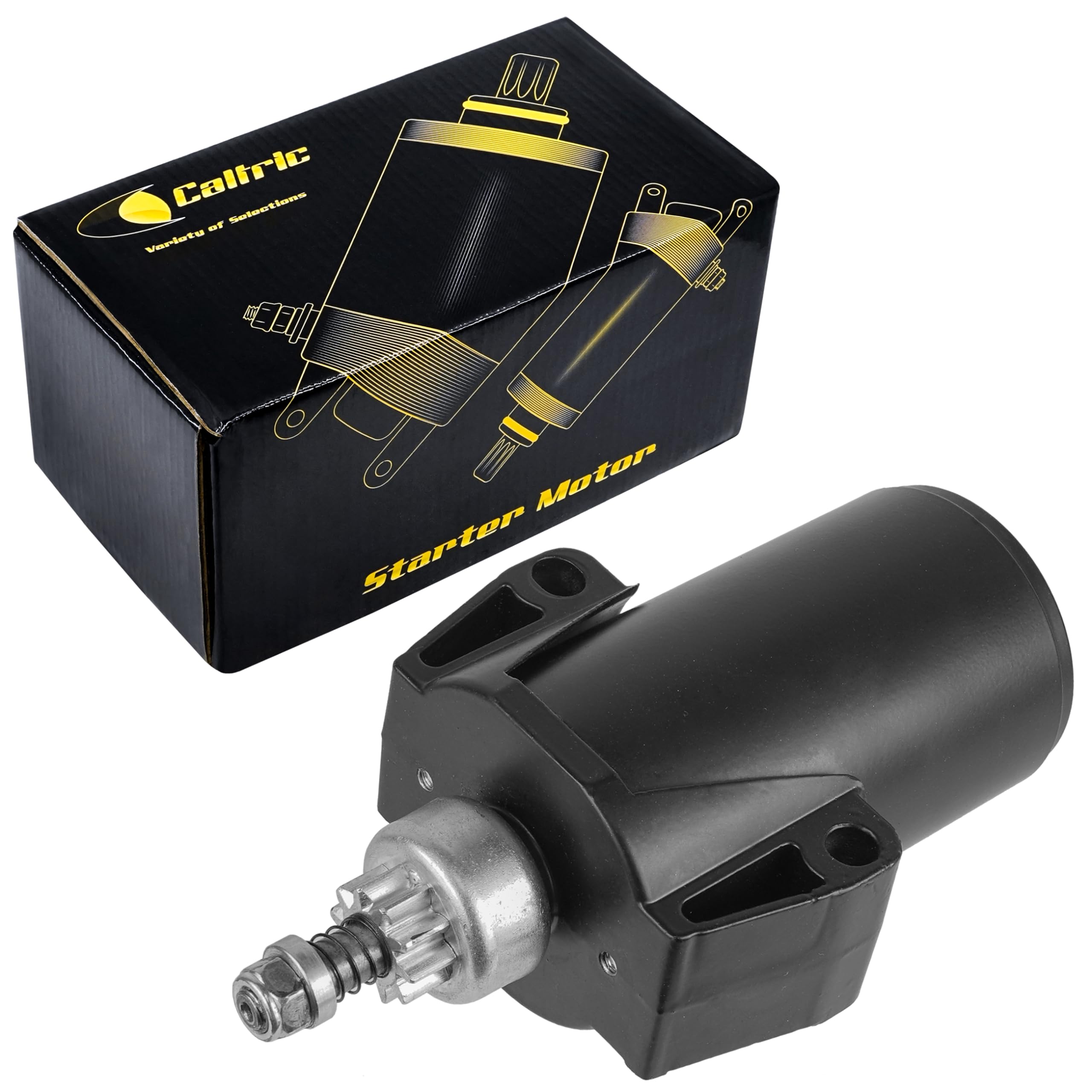Caltric Starter Compatible With Mercury 15 20 25 15Hp 20Hp 25Hp 15Eh 20Eh 25Eh 1985-2005 Marine