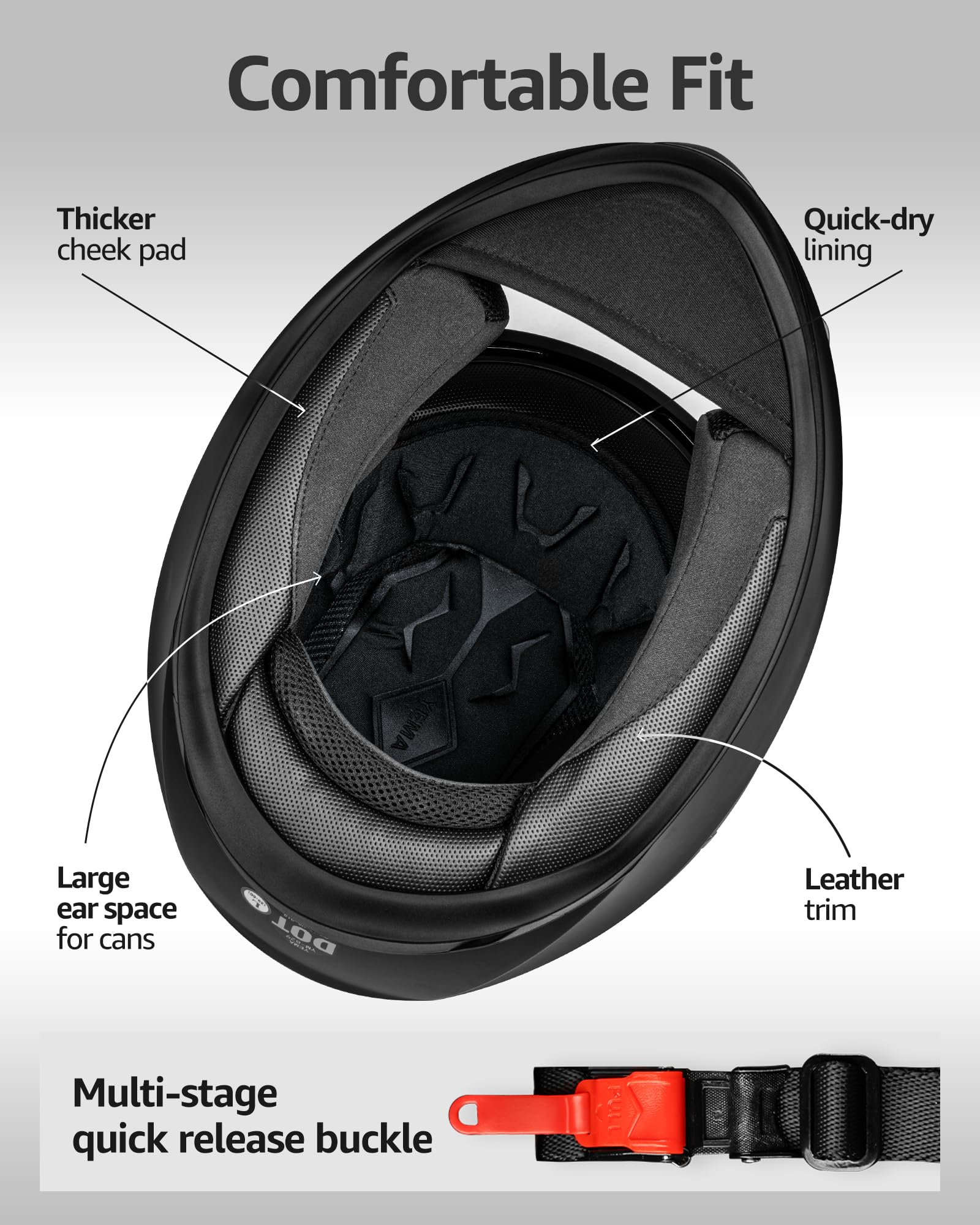 Yema Motorcycle Full Face Helmet Dot Approved Helmet Ym-829 Motorbike Moped Street Bike Racing Casco Moto Helmet With Sun Visor